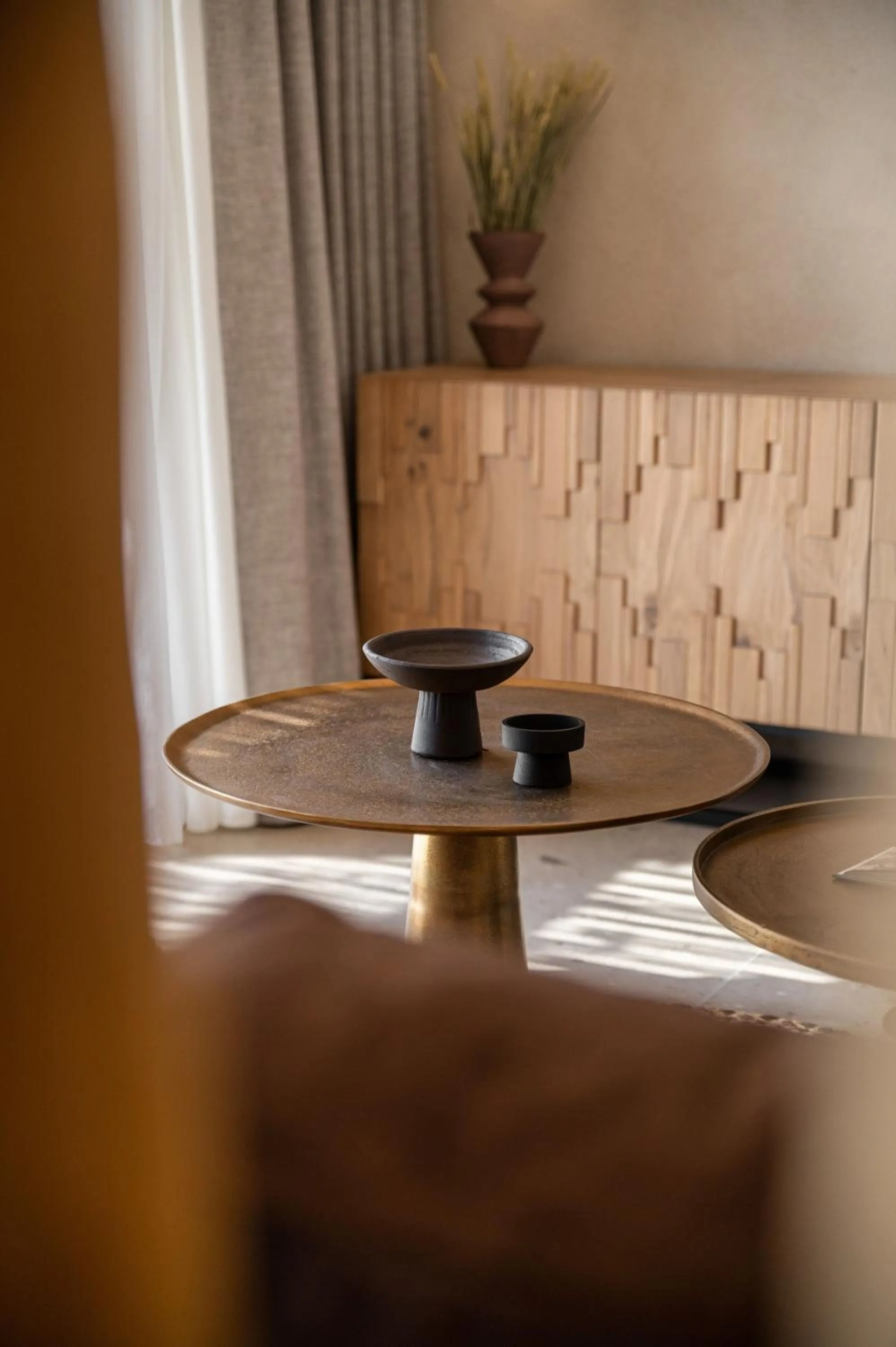 Seating area in Opuntia Suites
