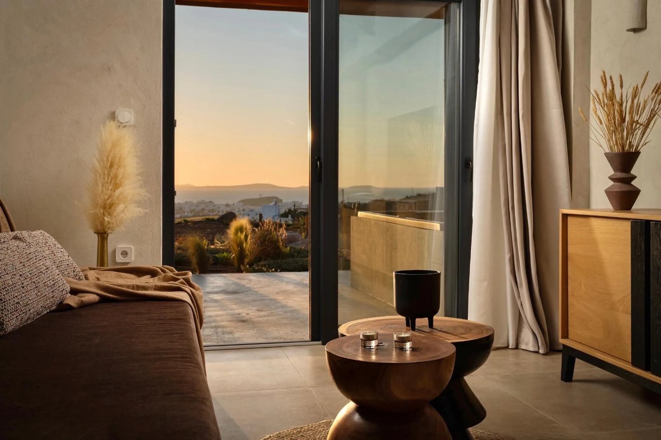 Natural landscape, Bed in Opuntia Suites