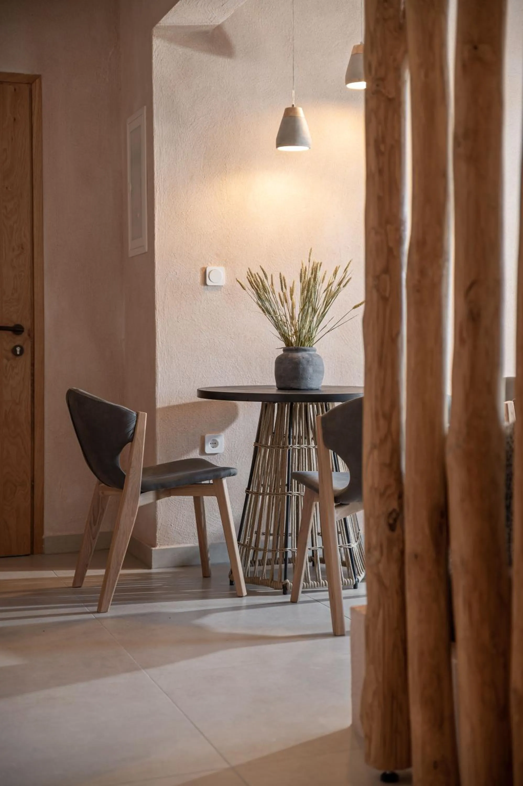 Dining area in Opuntia Suites