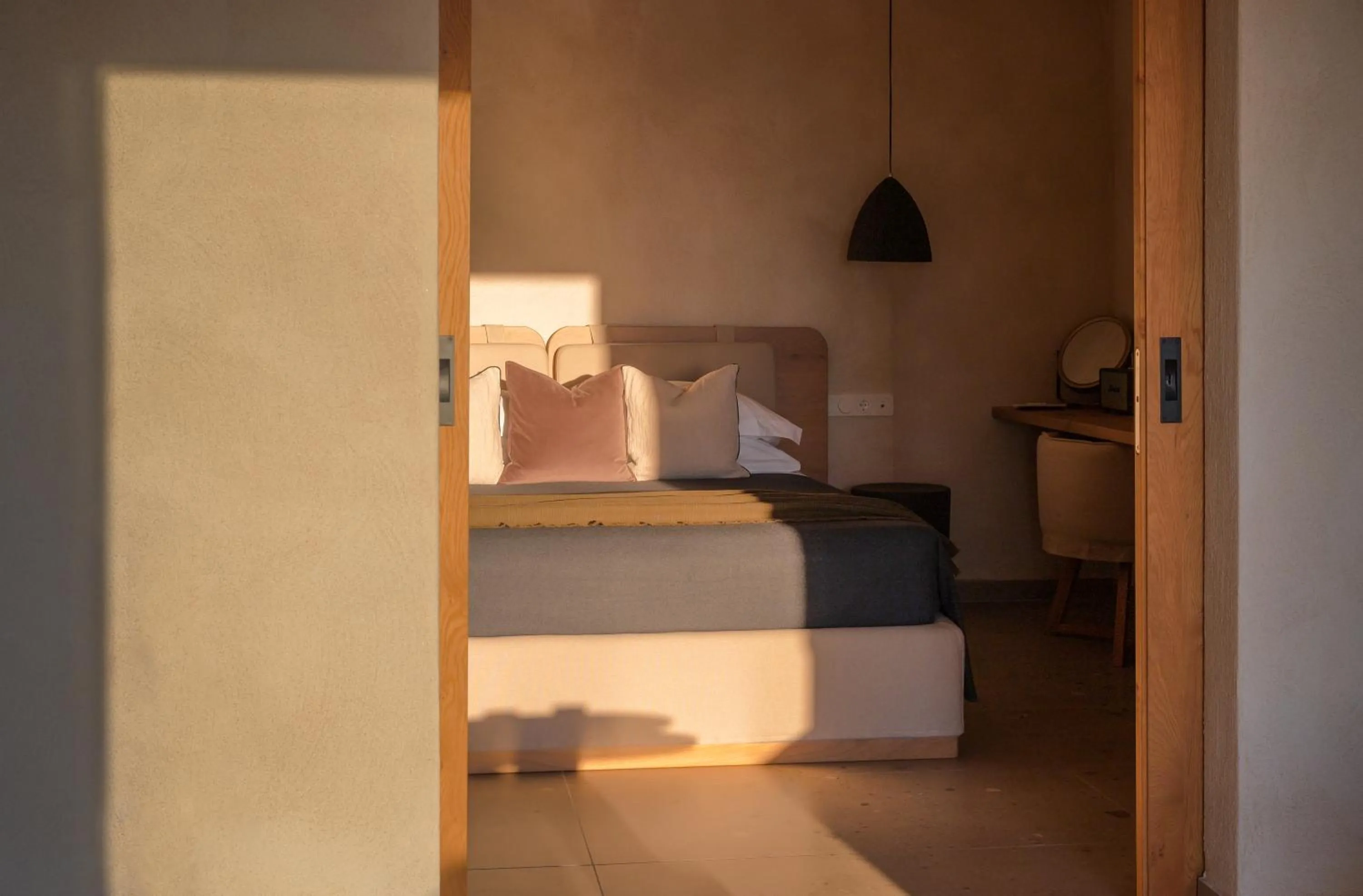 Bed in Opuntia Suites