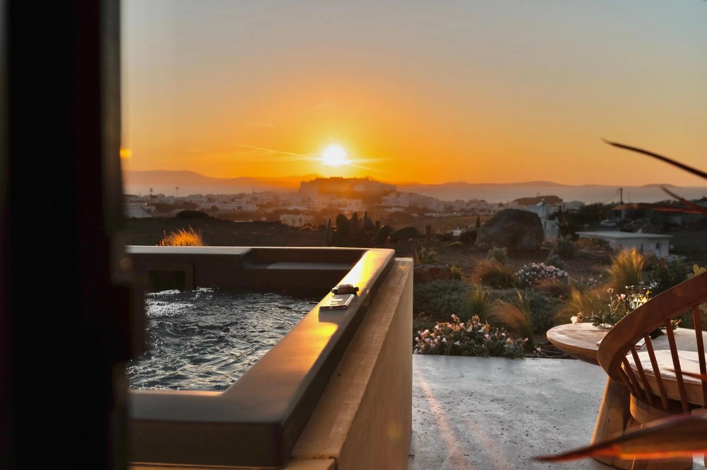 Patio in Opuntia Suites