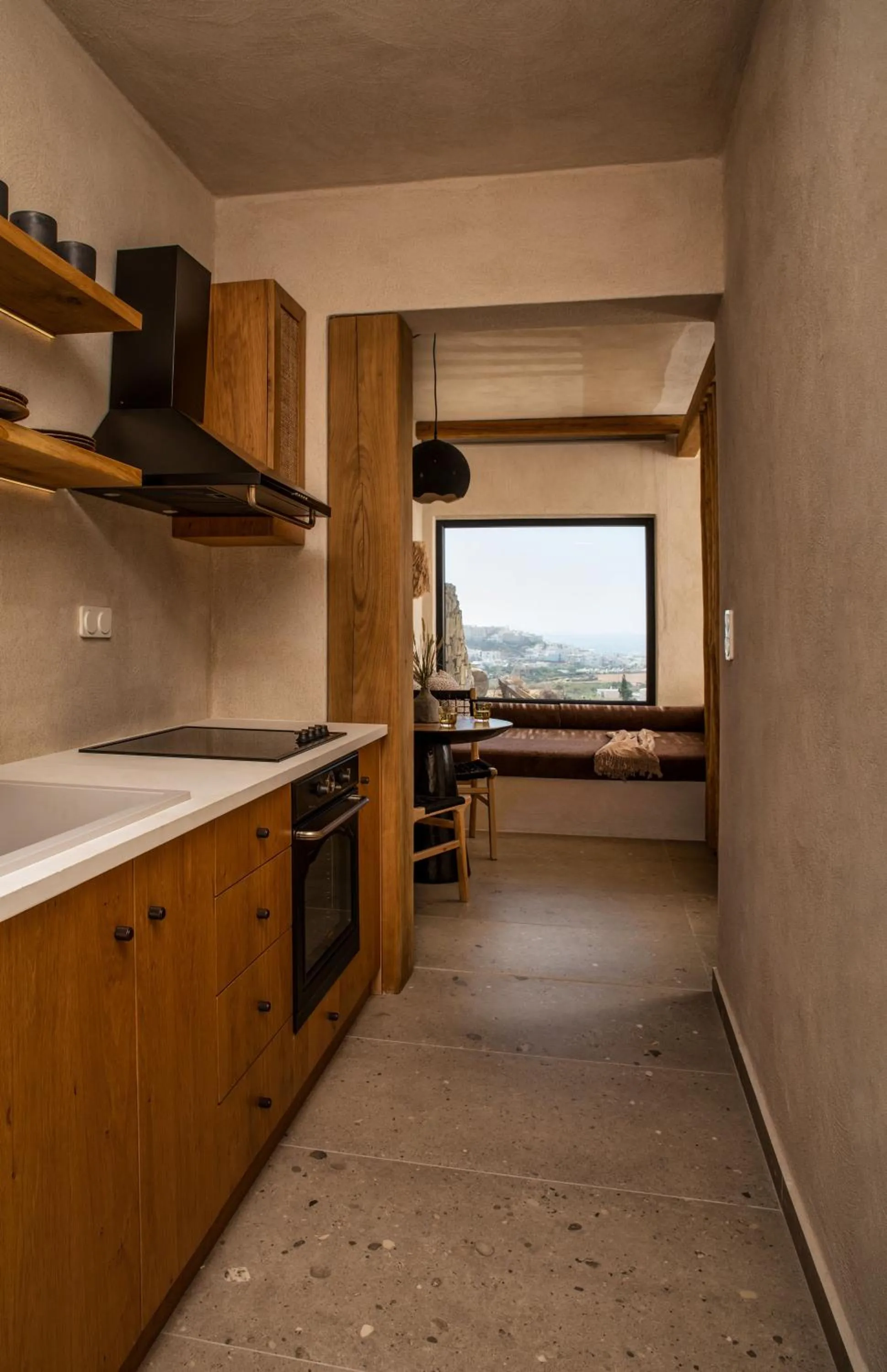 Kitchen or kitchenette in Opuntia Suites
