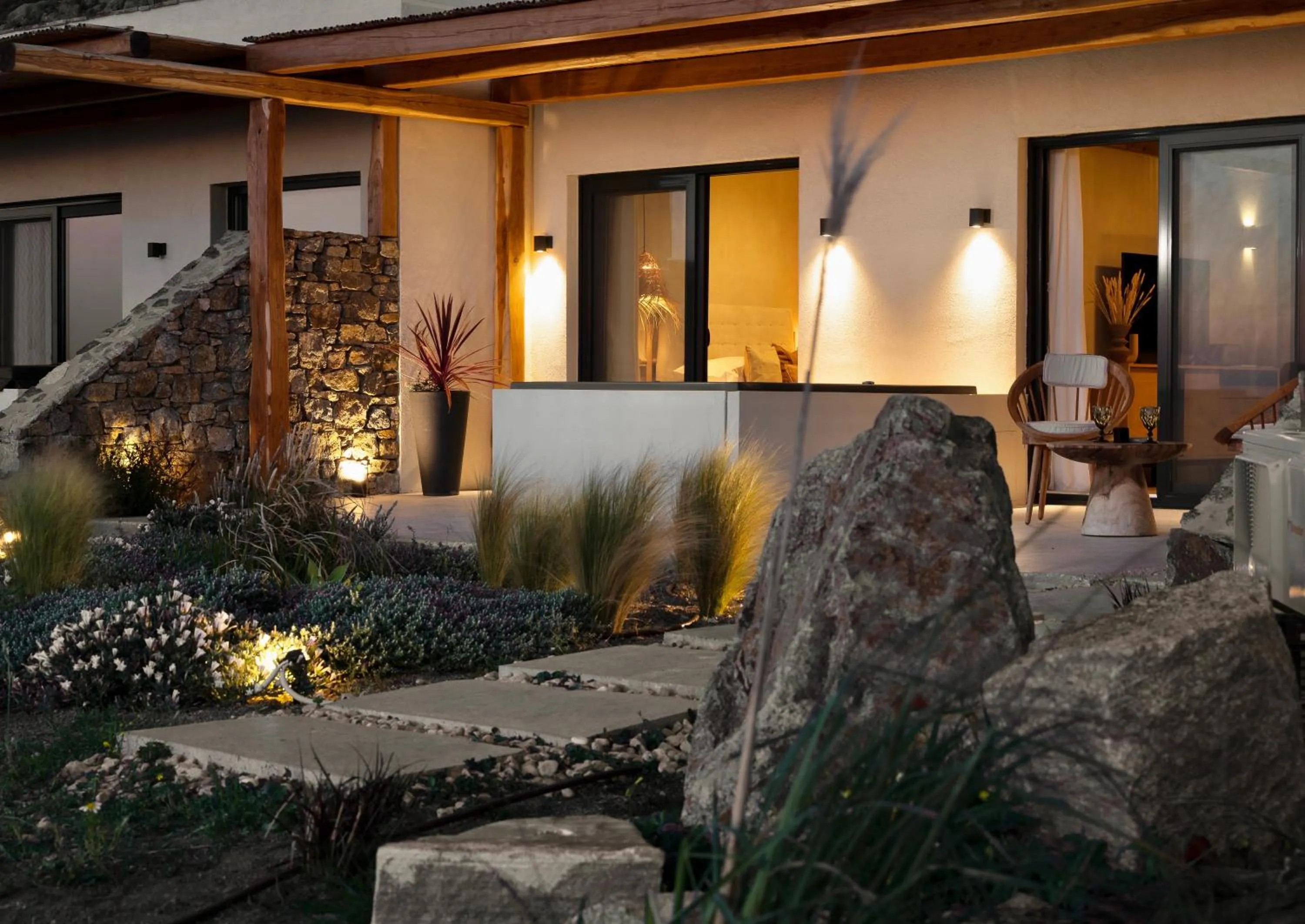 Patio in Opuntia Suites