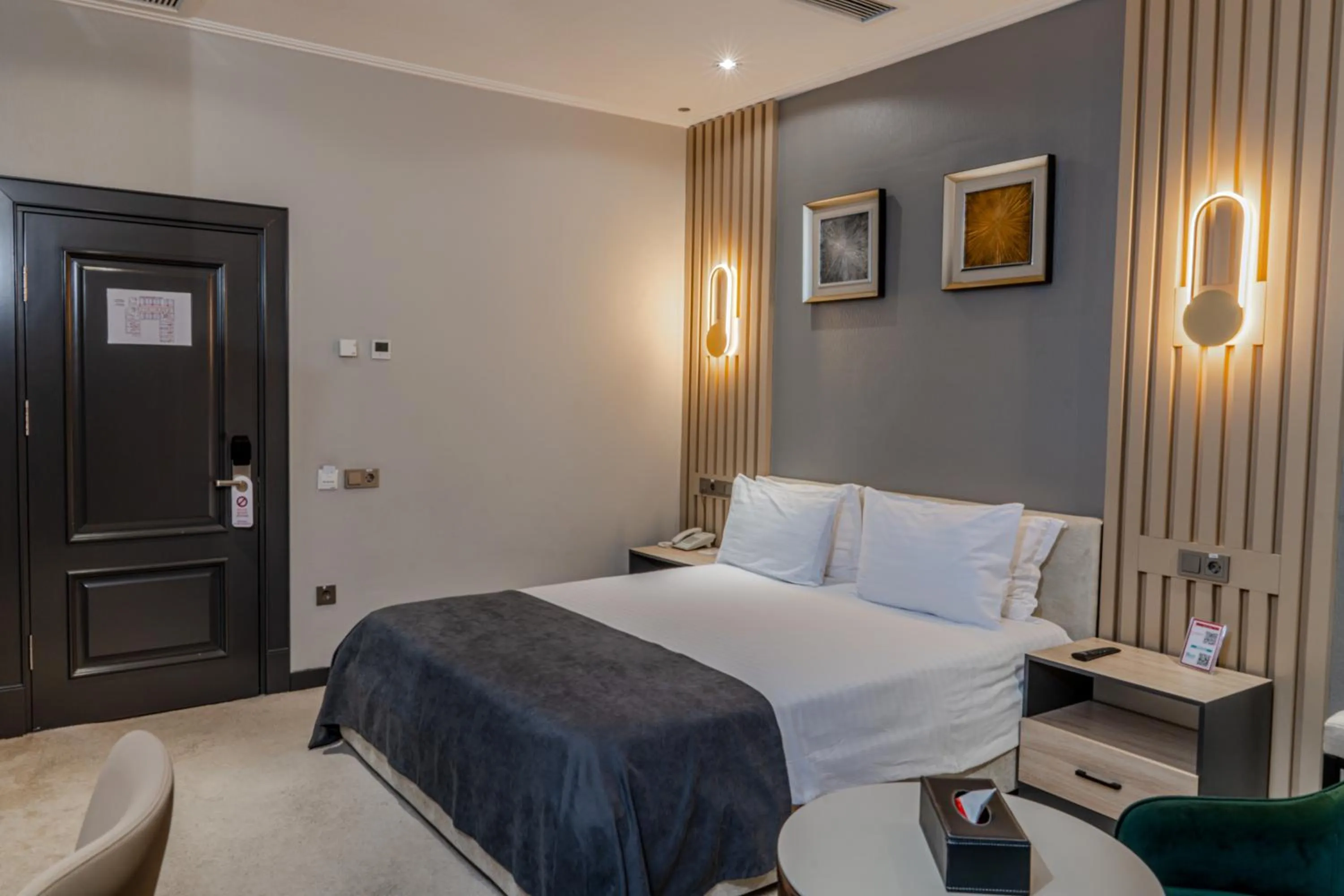 Bed in HUSMA Hotel & Spa