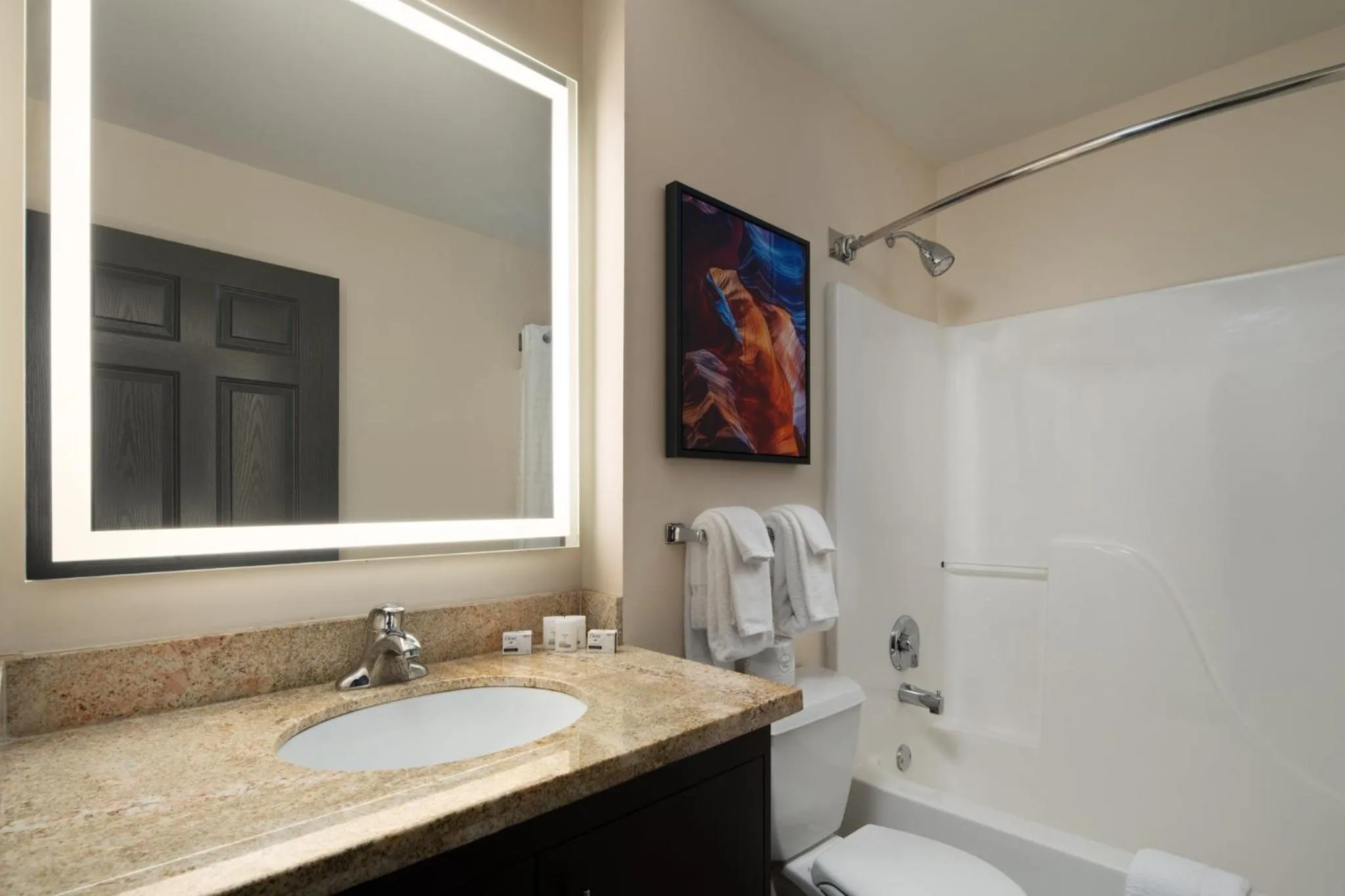 Bathroom in Candlewood Suites St Louis St Charles by IHG