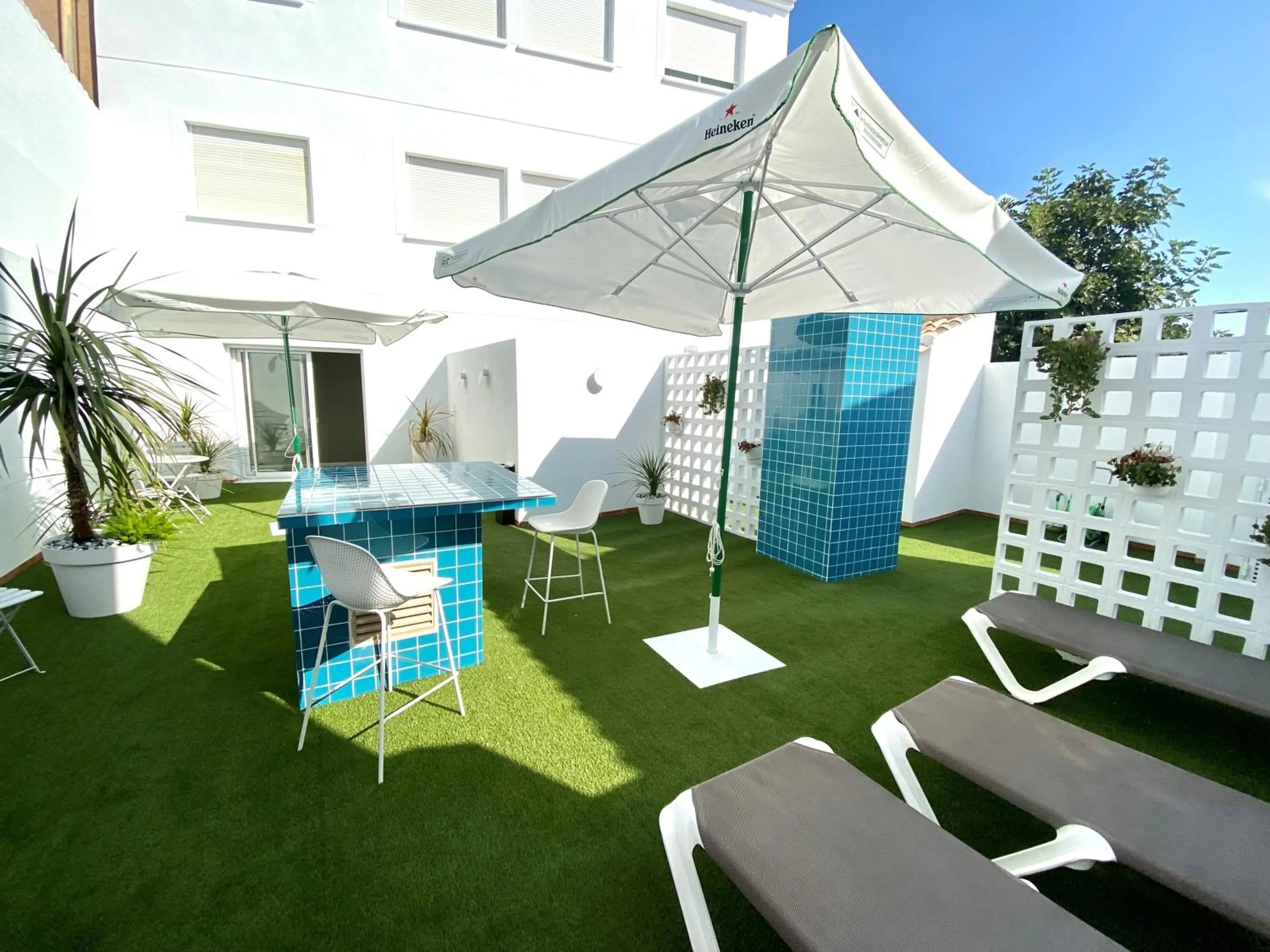 Patio in Apartamentos 525 Los Narejos