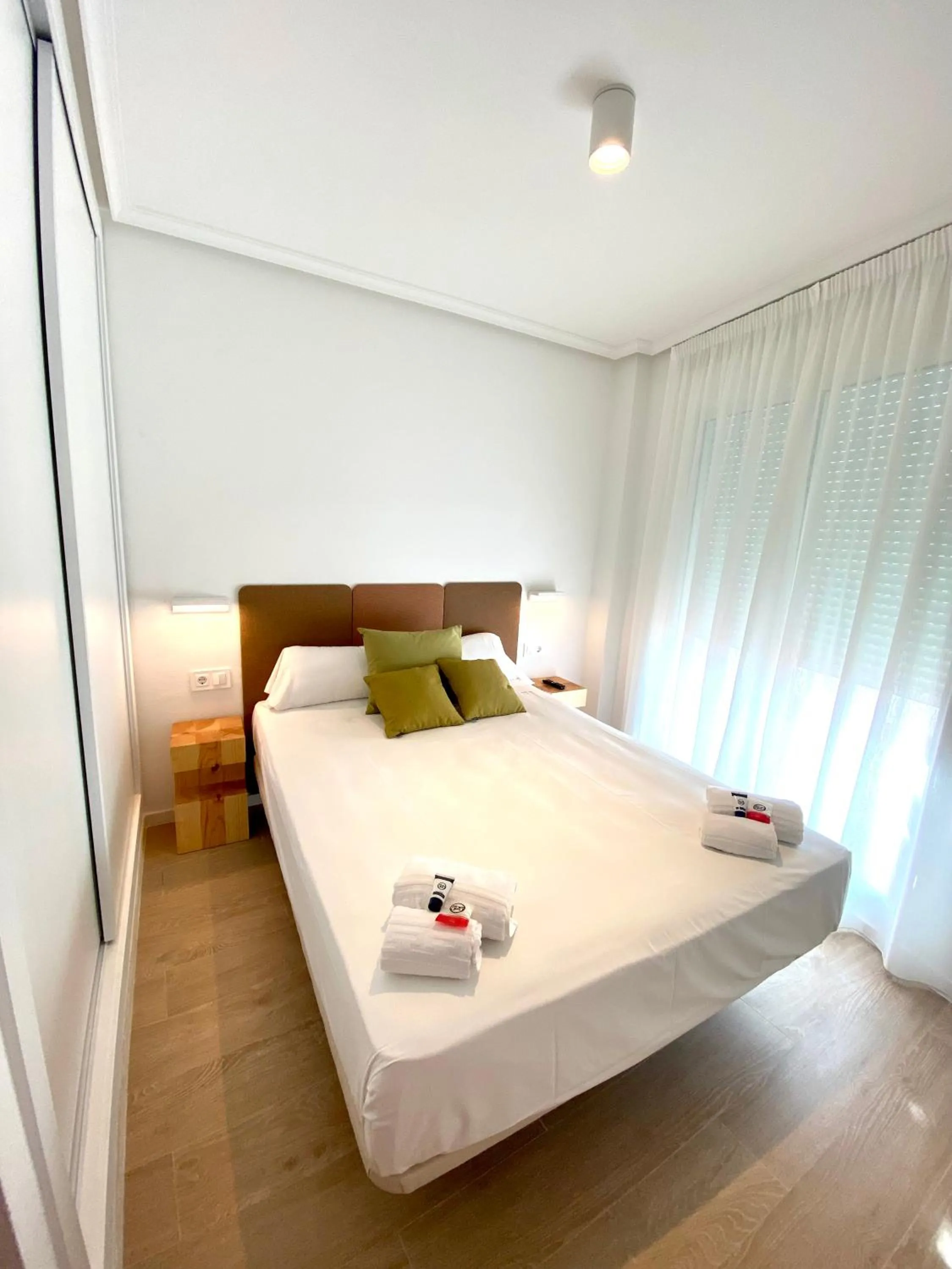 Bedroom, Bed in Apartamentos 525 Los Narejos