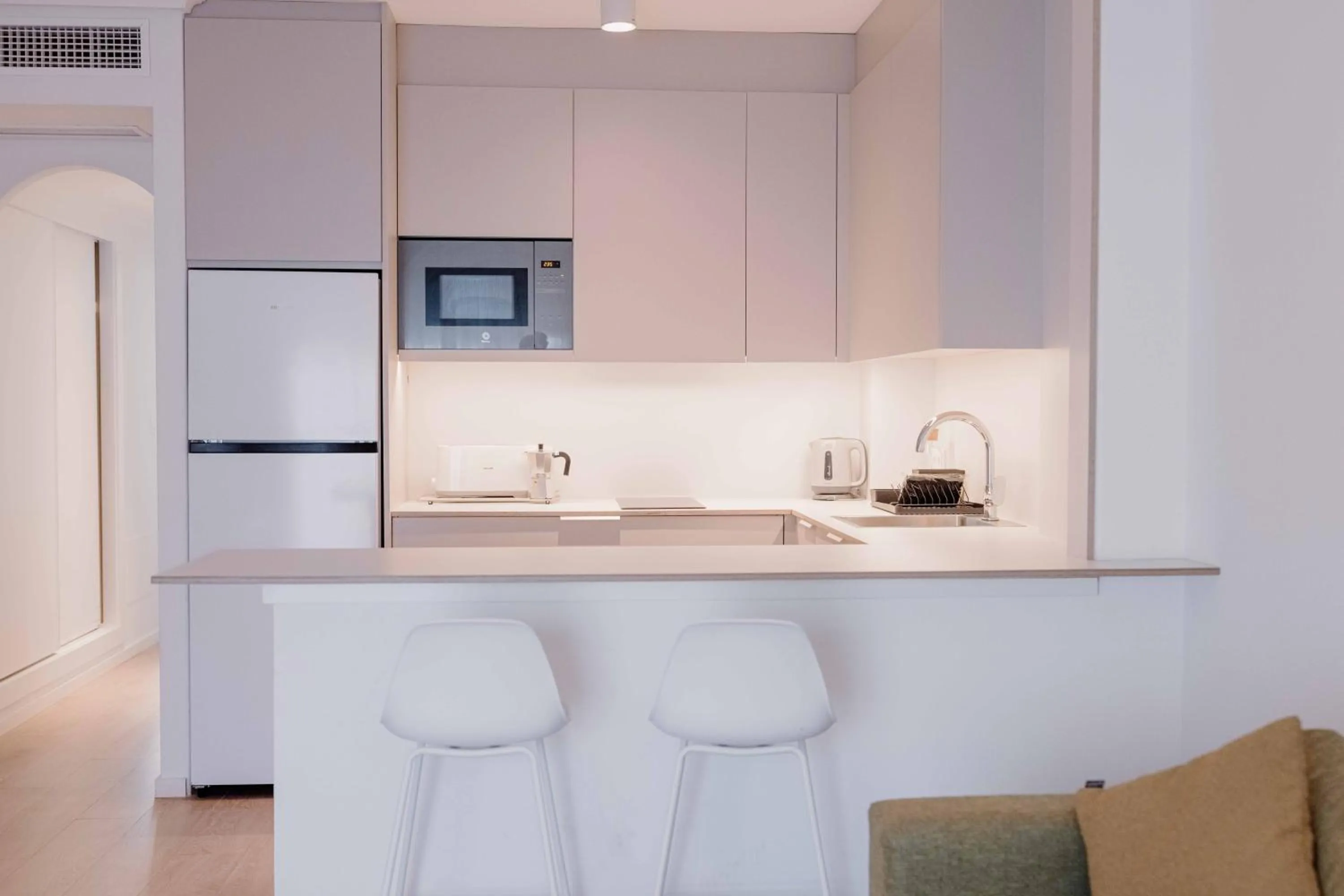 Kitchen or kitchenette in Apartamentos 525 Los Narejos