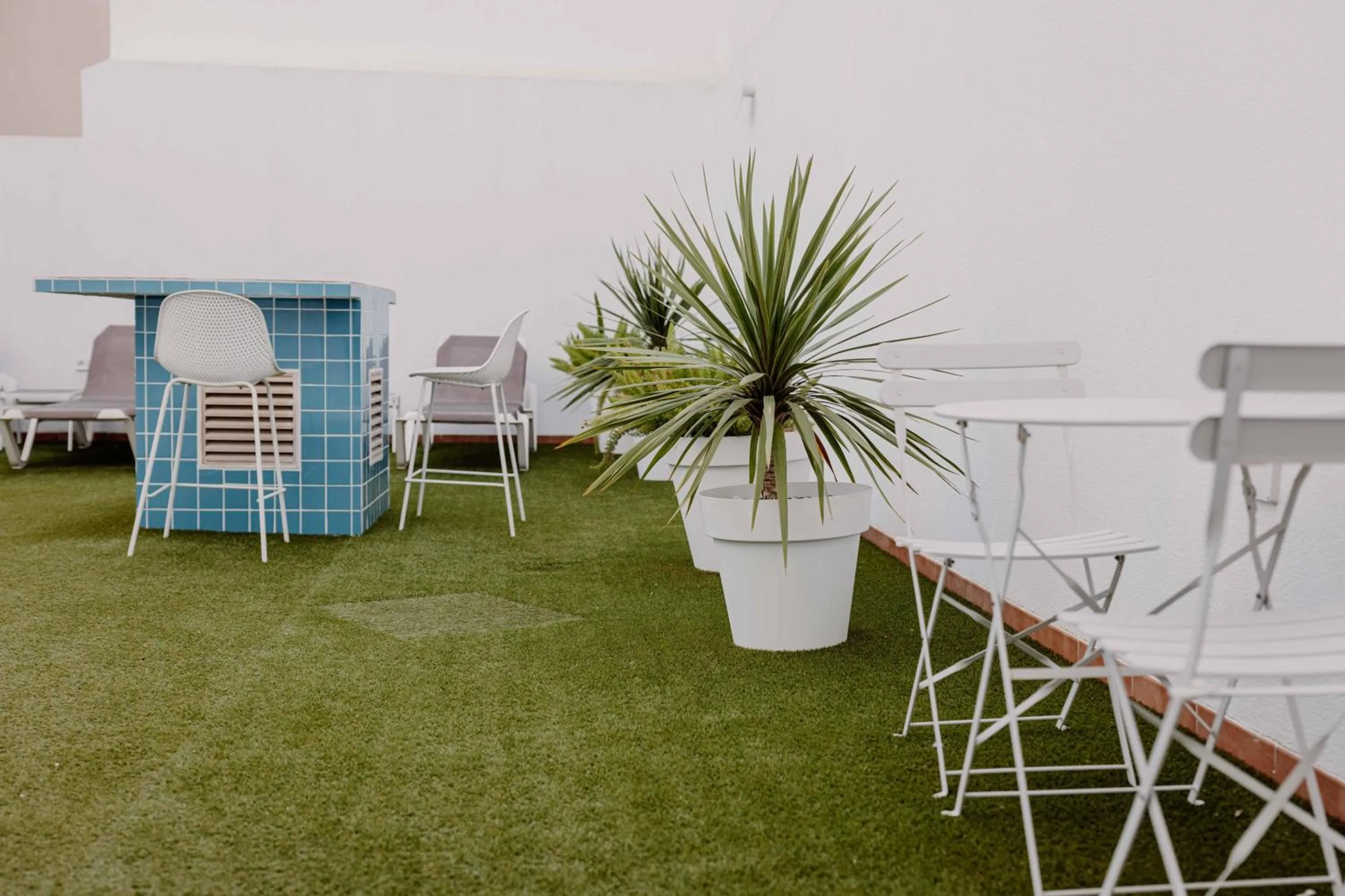 Patio in Apartamentos 525 Los Narejos