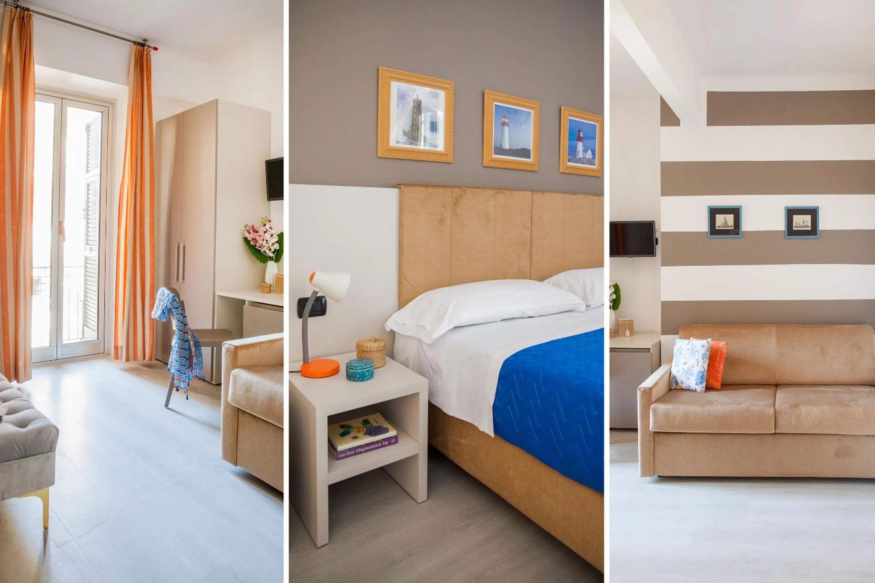 Bed in Albergo La Piazzetta