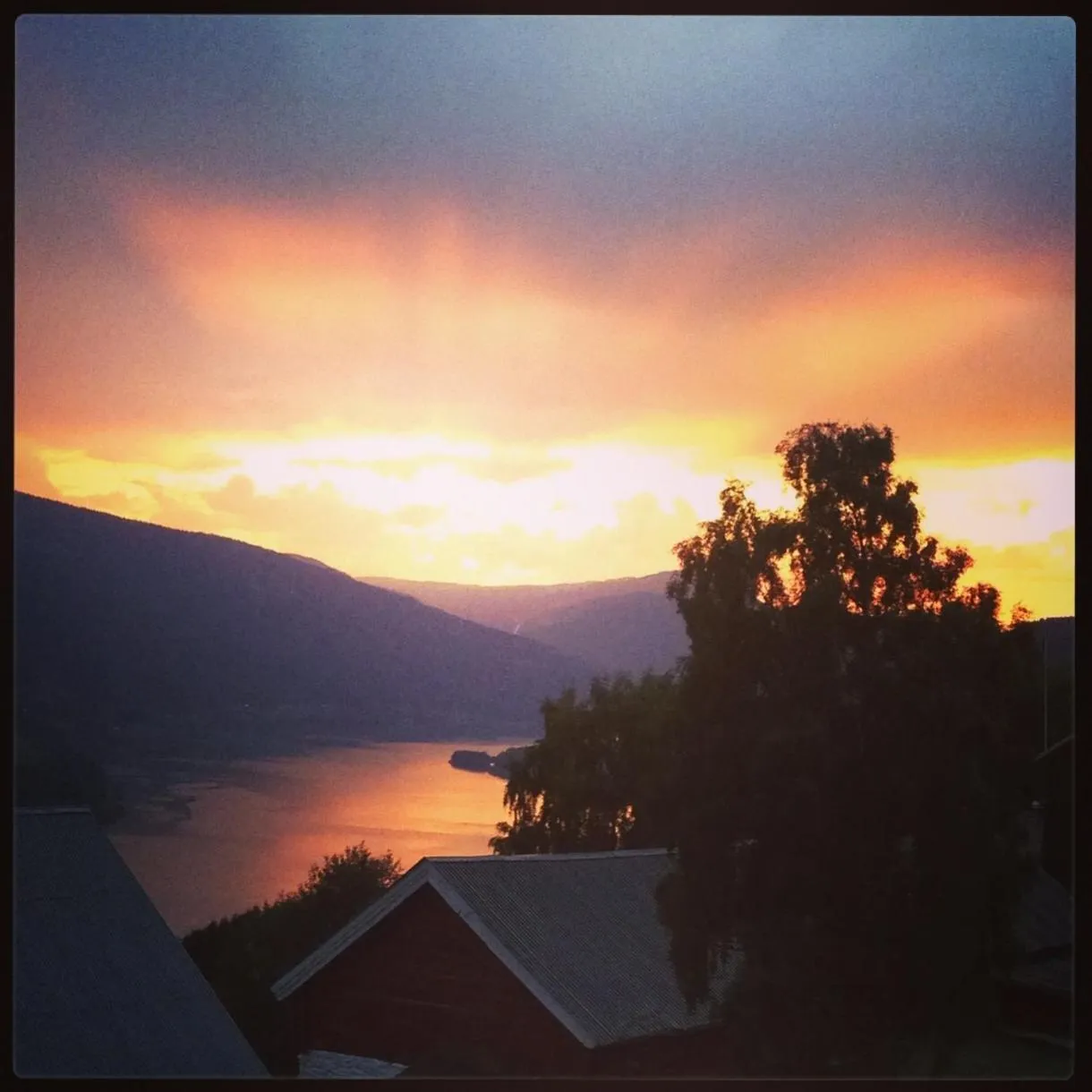 Mountain view in Glomstad Gjestehus