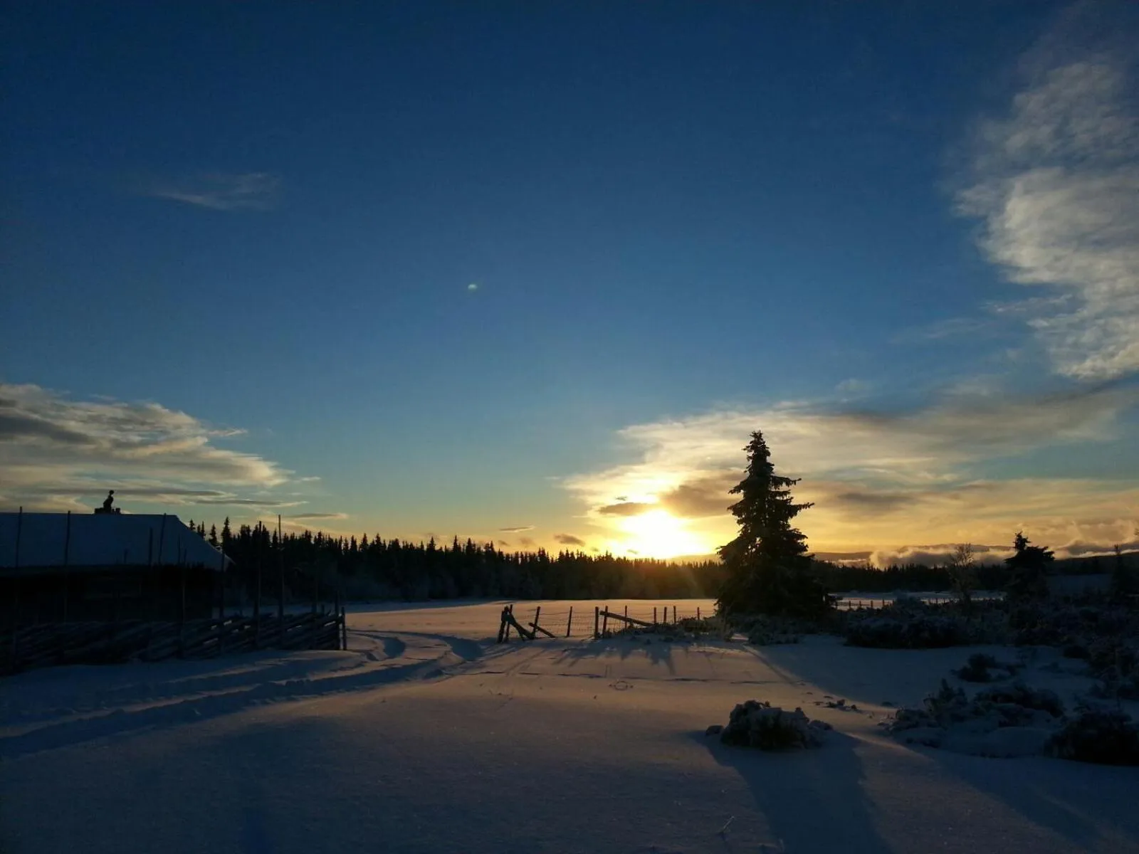 Winter in Glomstad Gjestehus