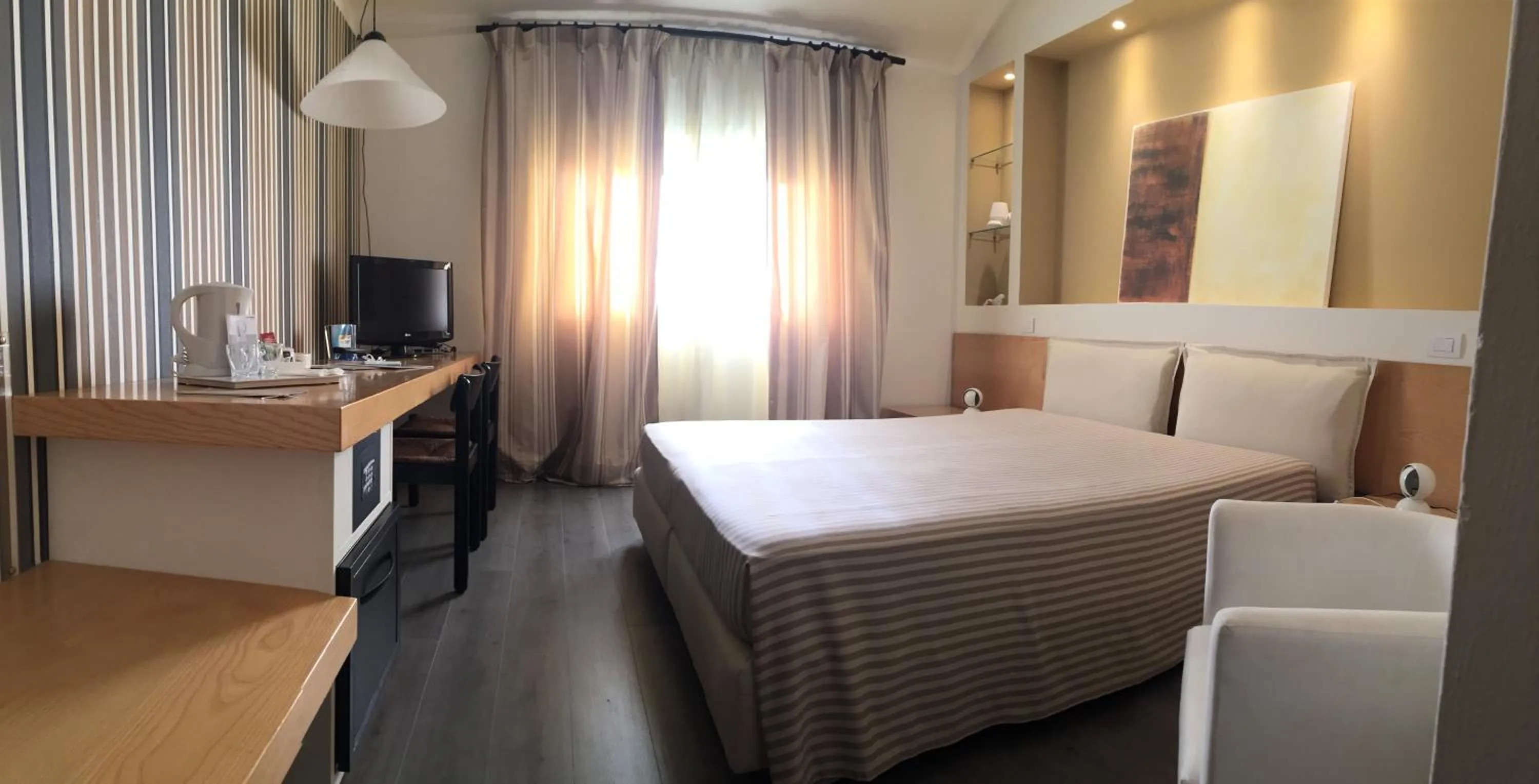 Patio, Bed in Locanda Dell'Angelo