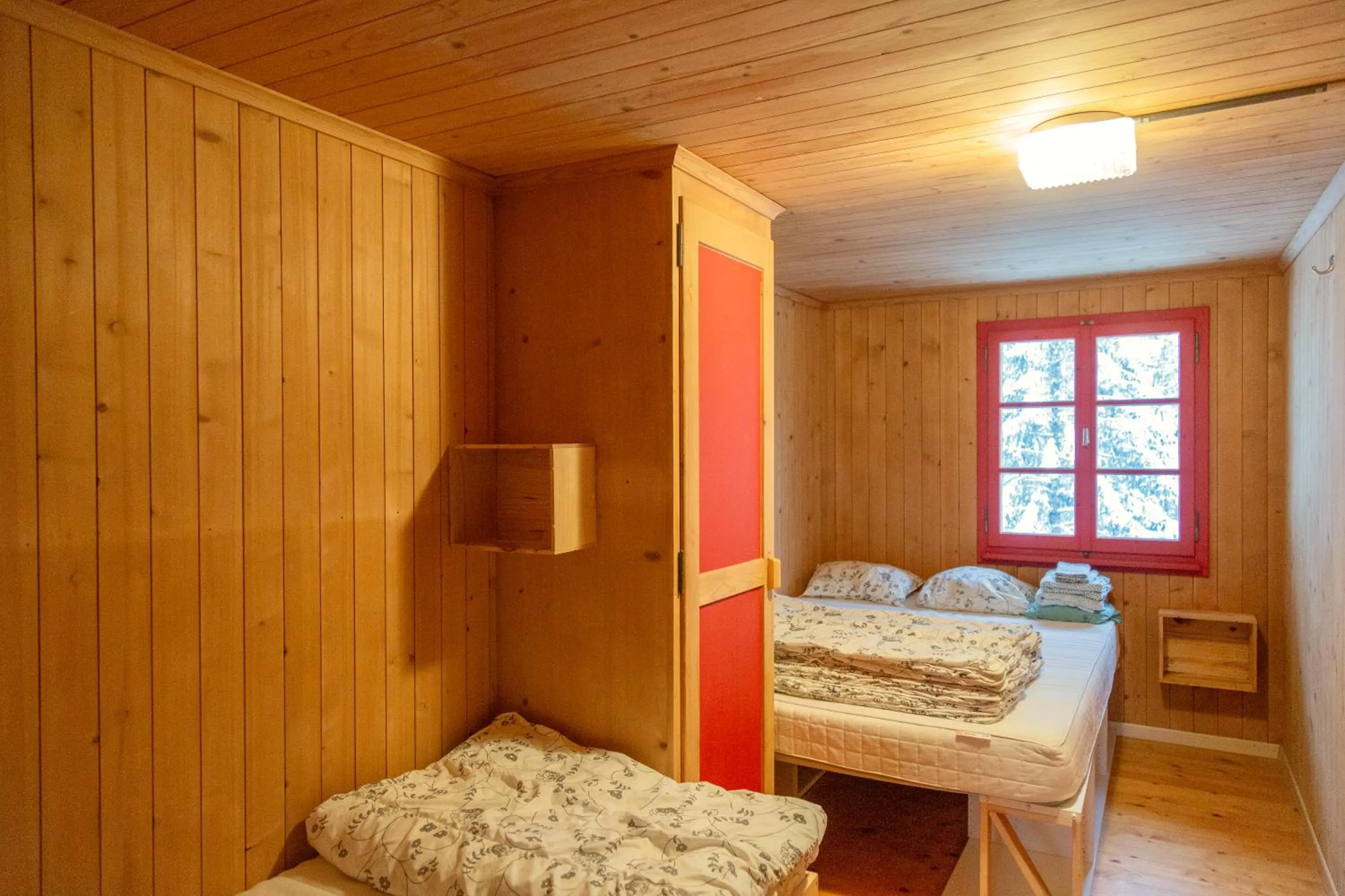 Bed in Kunst- und Naturfreundehaus Brünig