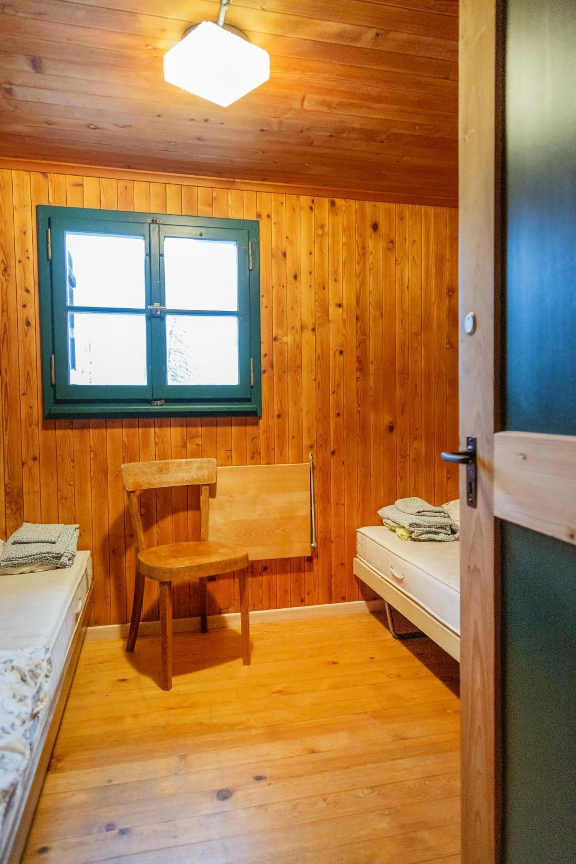 Bed in Kunst- und Naturfreundehaus Brünig