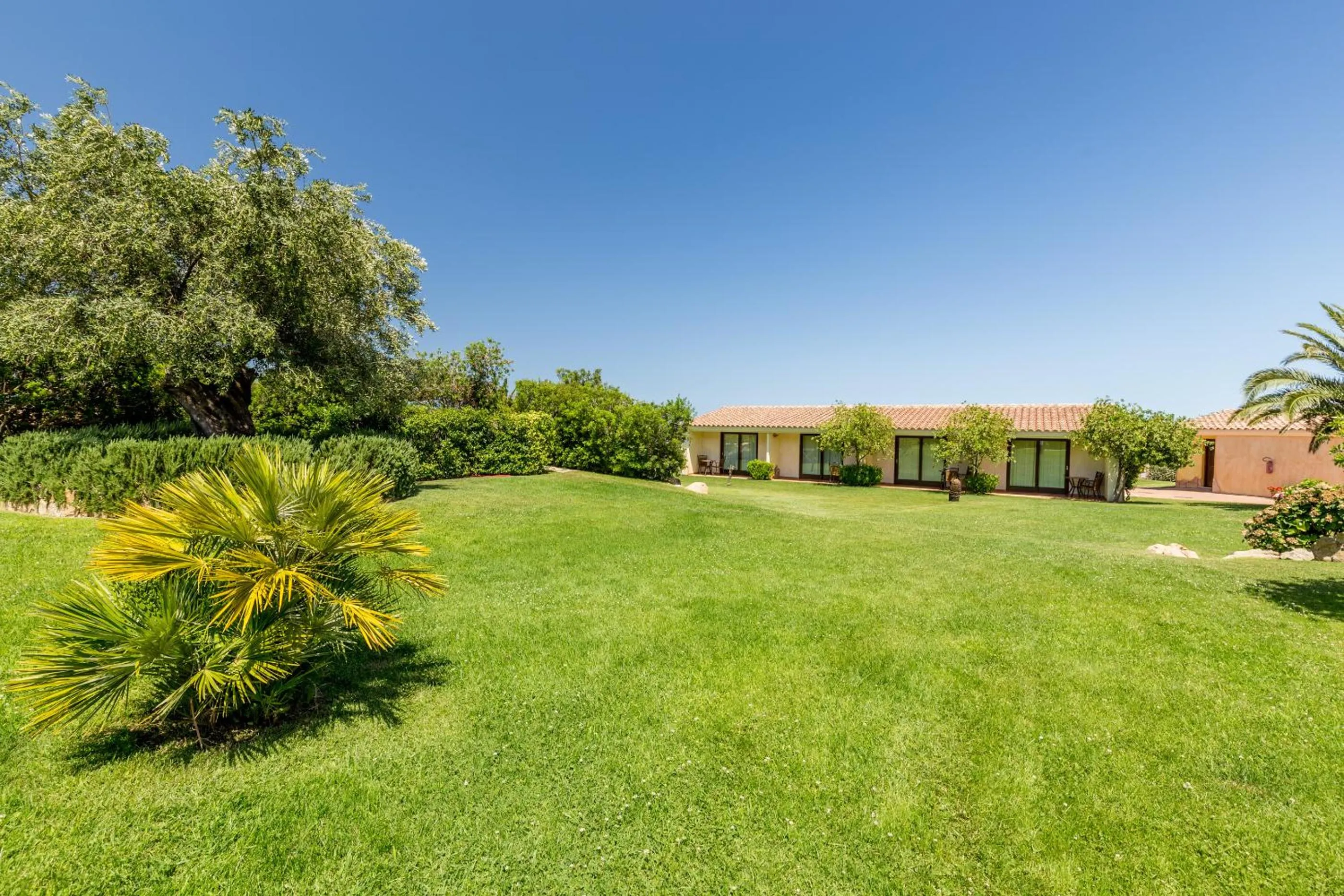 Garden in Hotel Costa Caddu