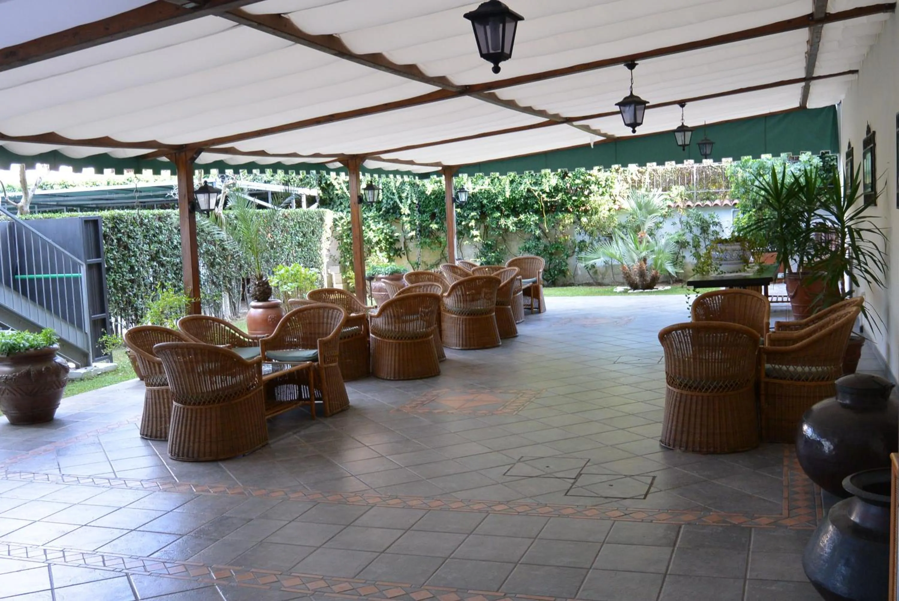 Garden in Hotel Suisse