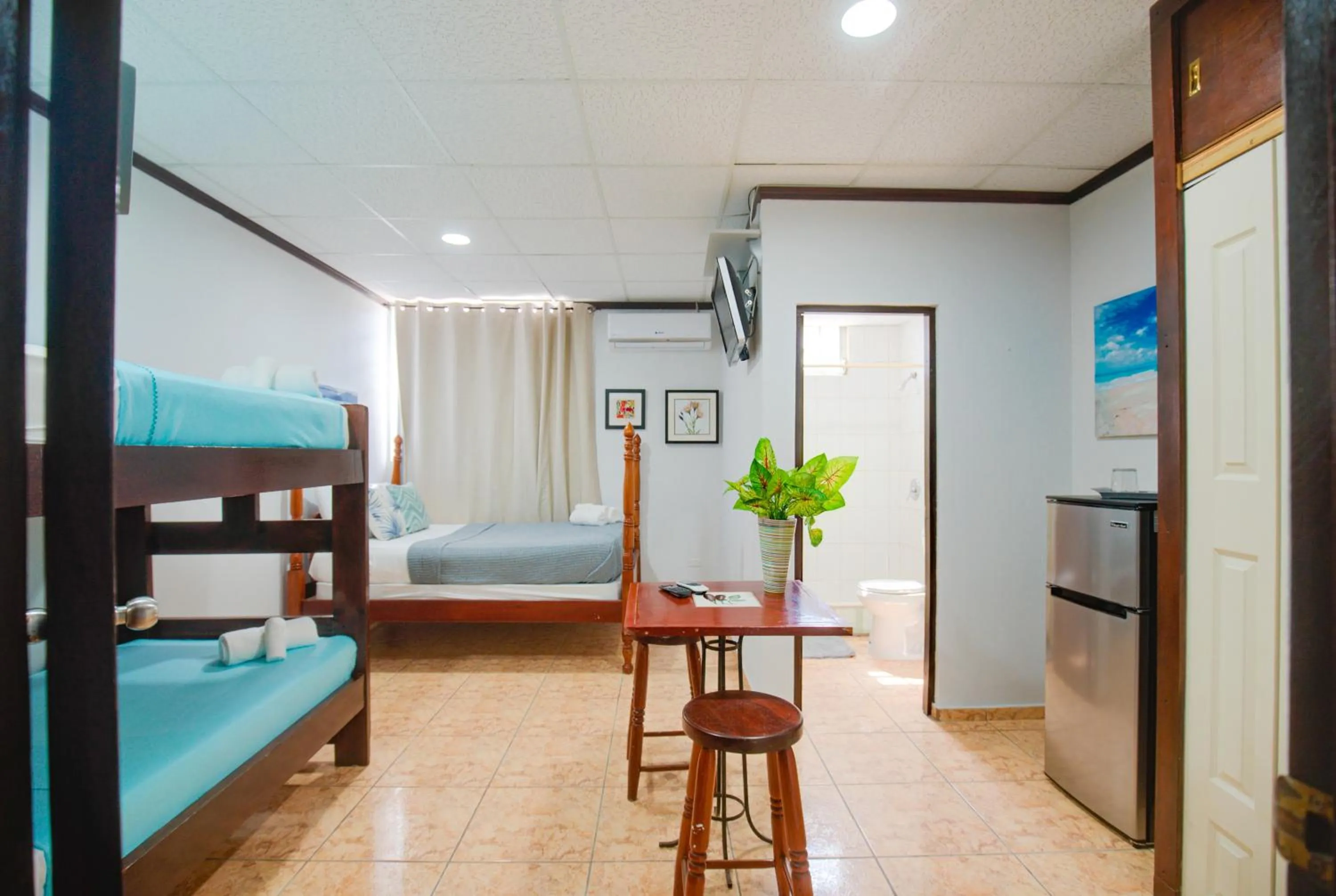 Bed in Wild Flowers Rooms