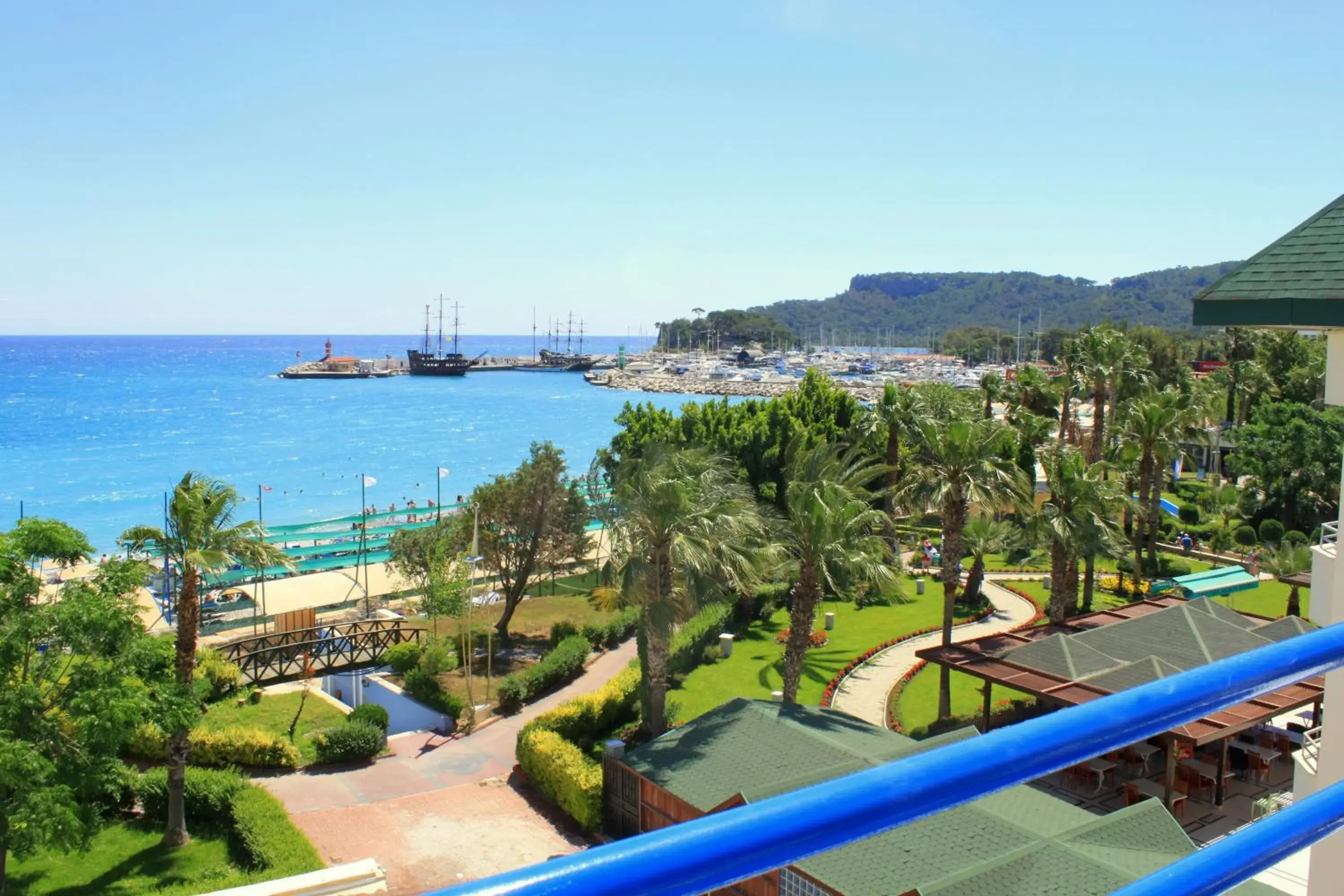 Day, Pool View in Miranda Moral Beach