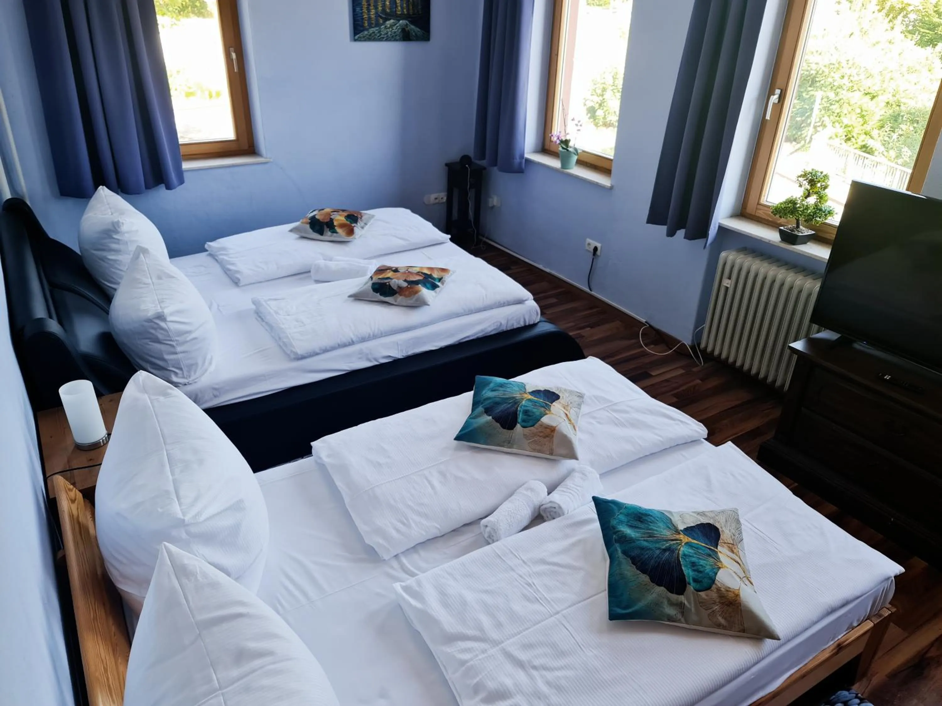 Bed in Hotel Bischoff Winnweiler