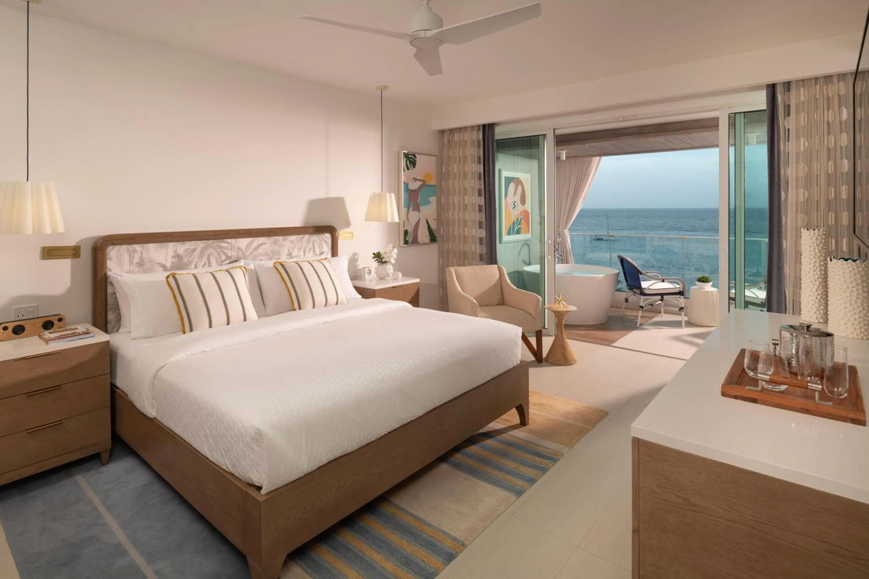 Photo of the whole room, Bed in Sandals Dunns River All Inclusive Couples Only