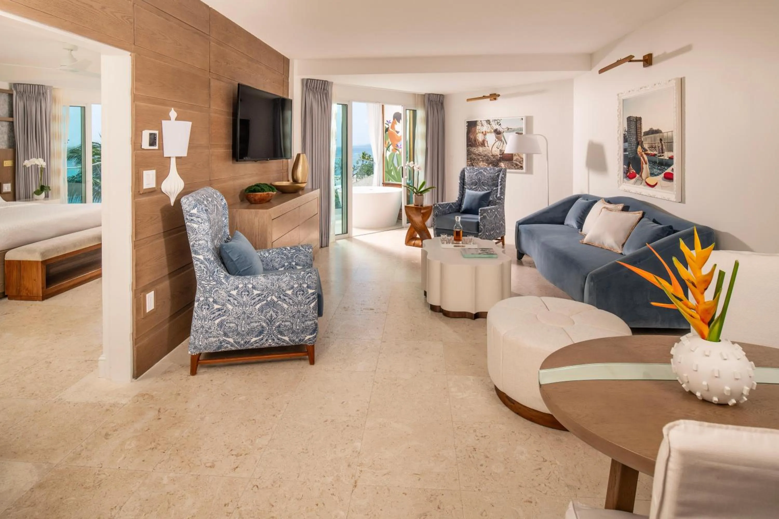 Photo of the whole room, Bed in Sandals Dunns River All Inclusive Couples Only