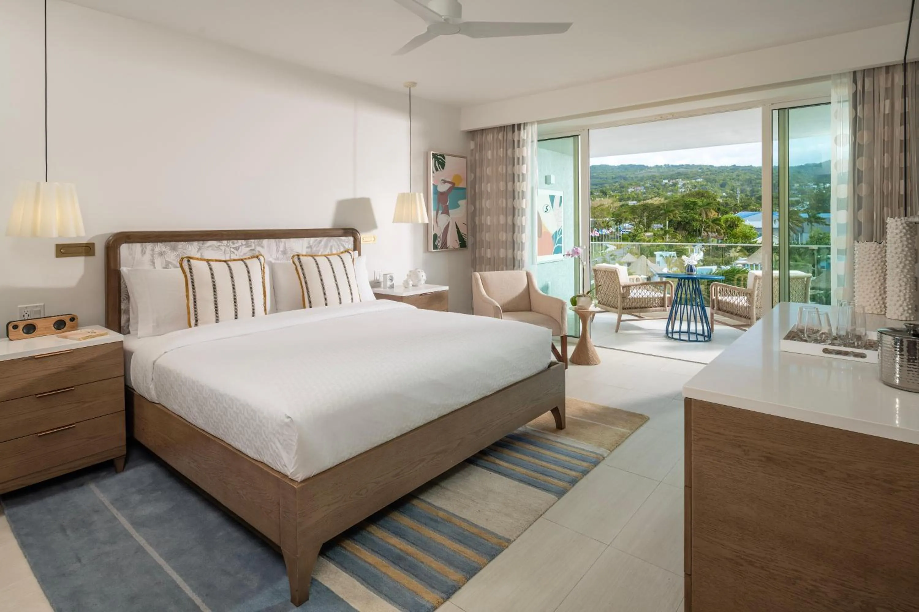 Photo of the whole room, Bed in Sandals Dunns River All Inclusive Couples Only