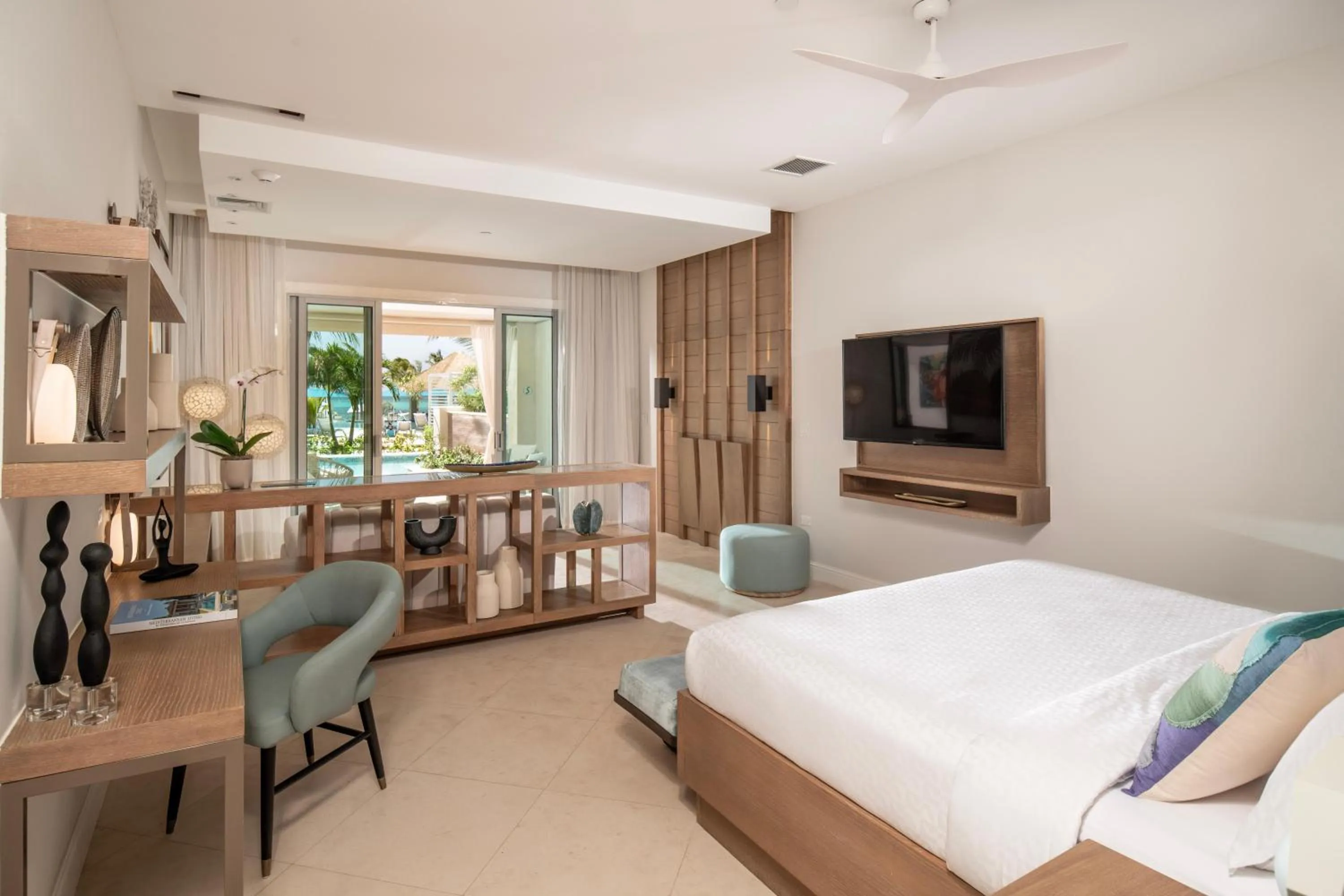 Photo of the whole room, Bed in Sandals Dunns River All Inclusive Couples Only