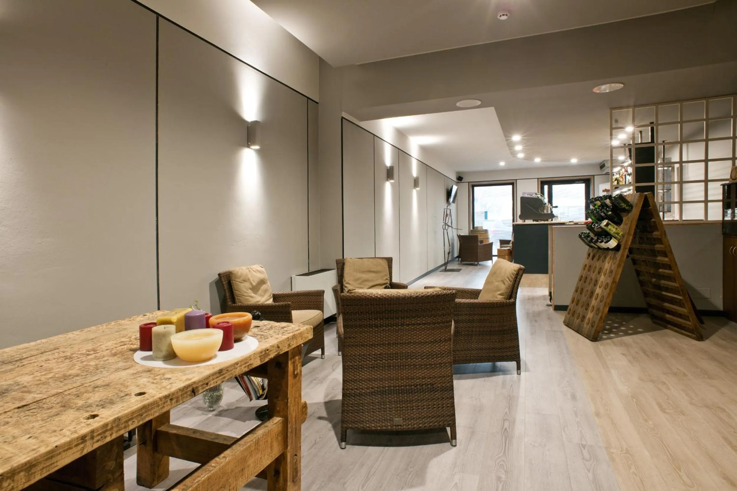 Seating area in Hotel Bareta