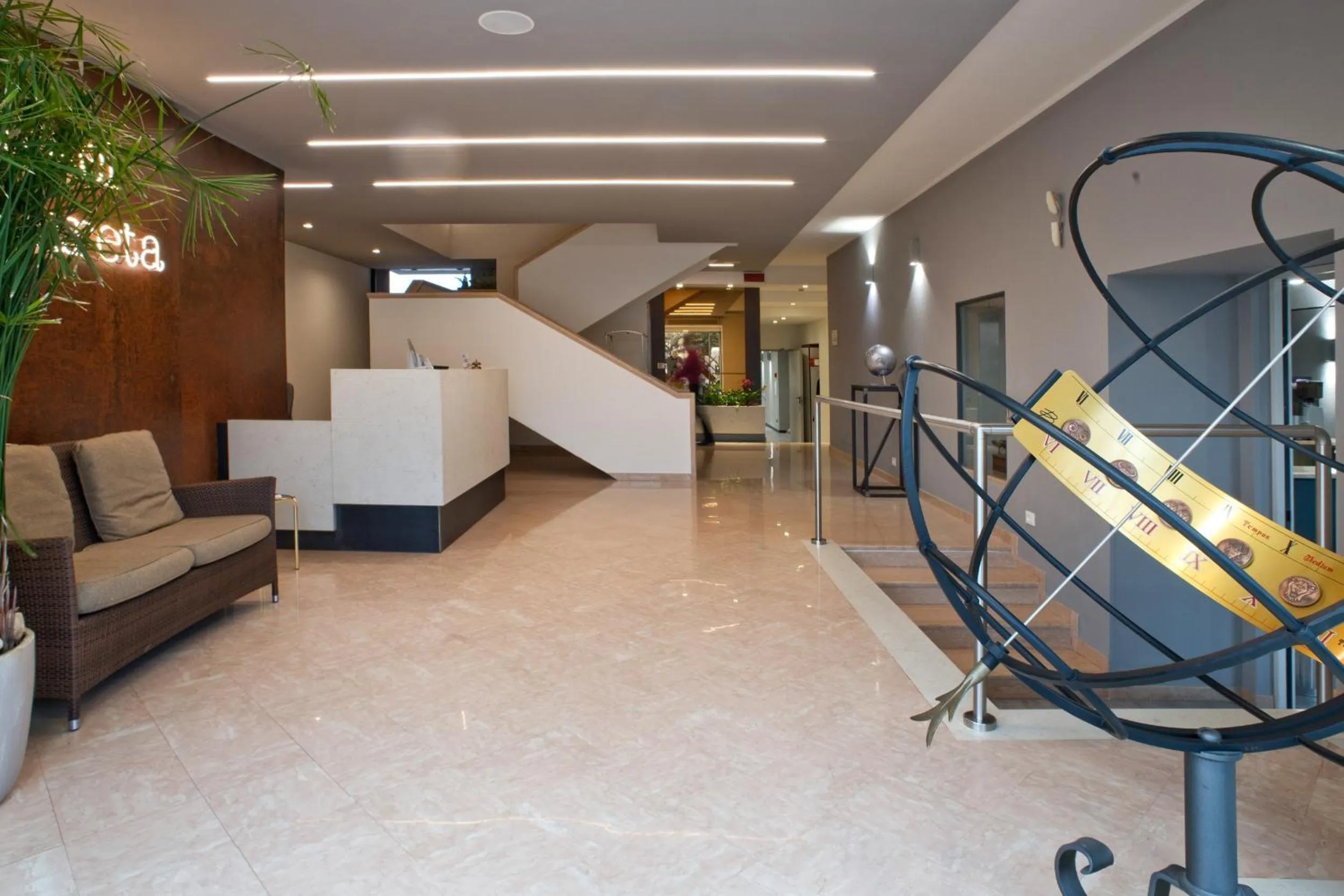 Lobby or reception in Hotel Bareta