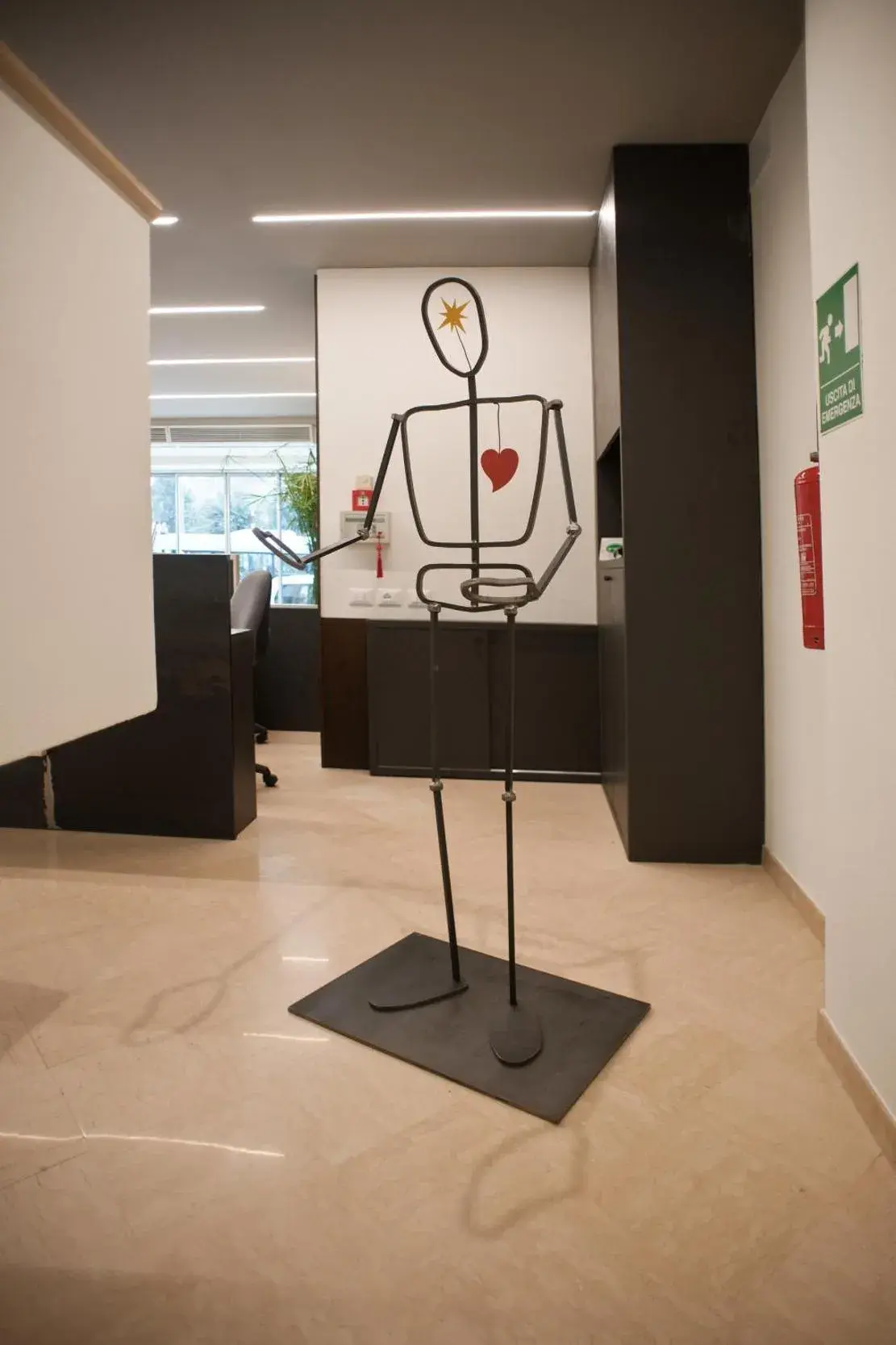 Lobby or reception in Hotel Bareta Lobby or reception in Hotel Bareta