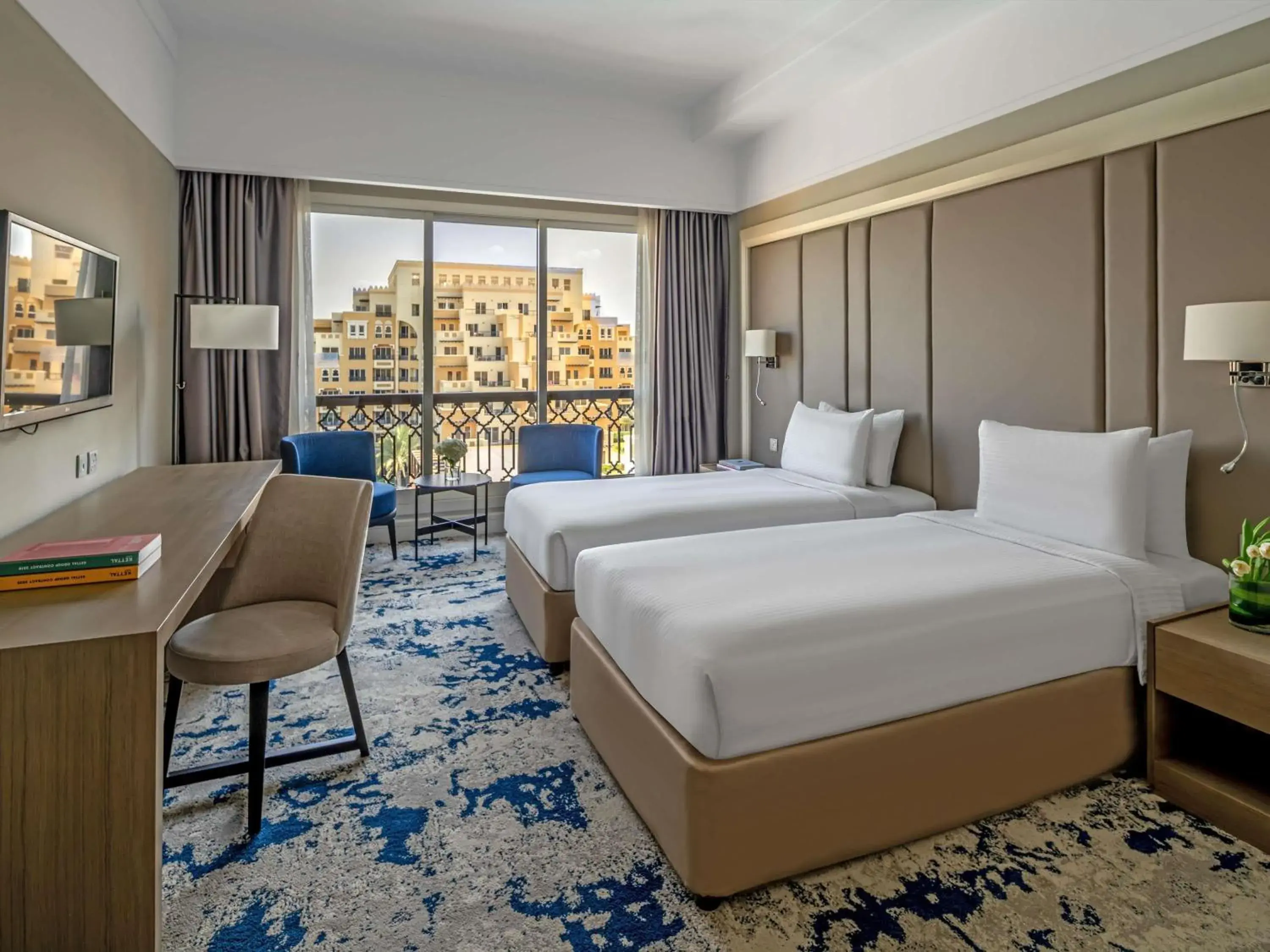 Bedroom, Bed in Rixos Bab Al Bahr - Ultra All Inclusive Bedroom, Bed in Rixos Bab Al Bahr - Ultra All Inclusive