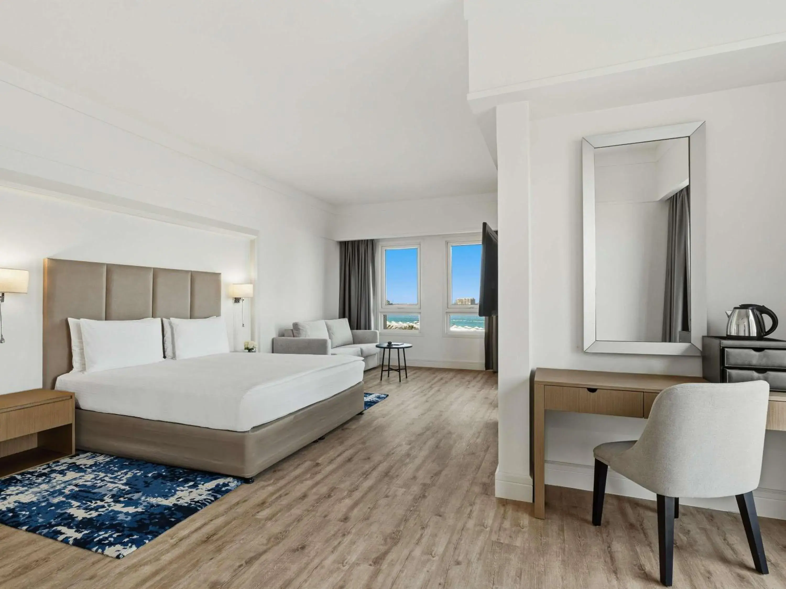 Bedroom, Bed in Rixos Bab Al Bahr - Ultra All Inclusive Bedroom, Bed in Rixos Bab Al Bahr - Ultra All Inclusive