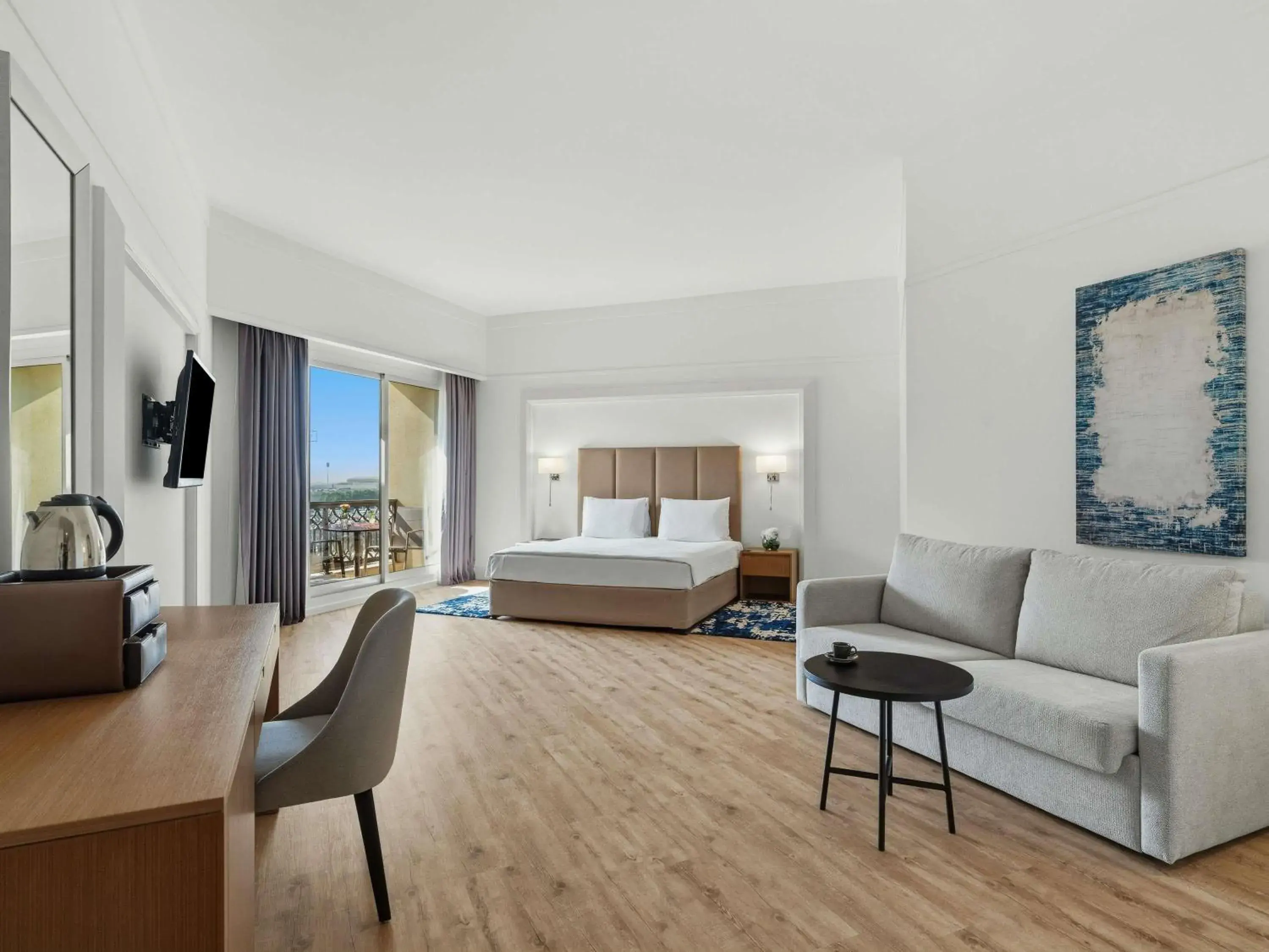 Bedroom, Bed in Rixos Bab Al Bahr - Ultra All Inclusive Bedroom, Bed in Rixos Bab Al Bahr - Ultra All Inclusive