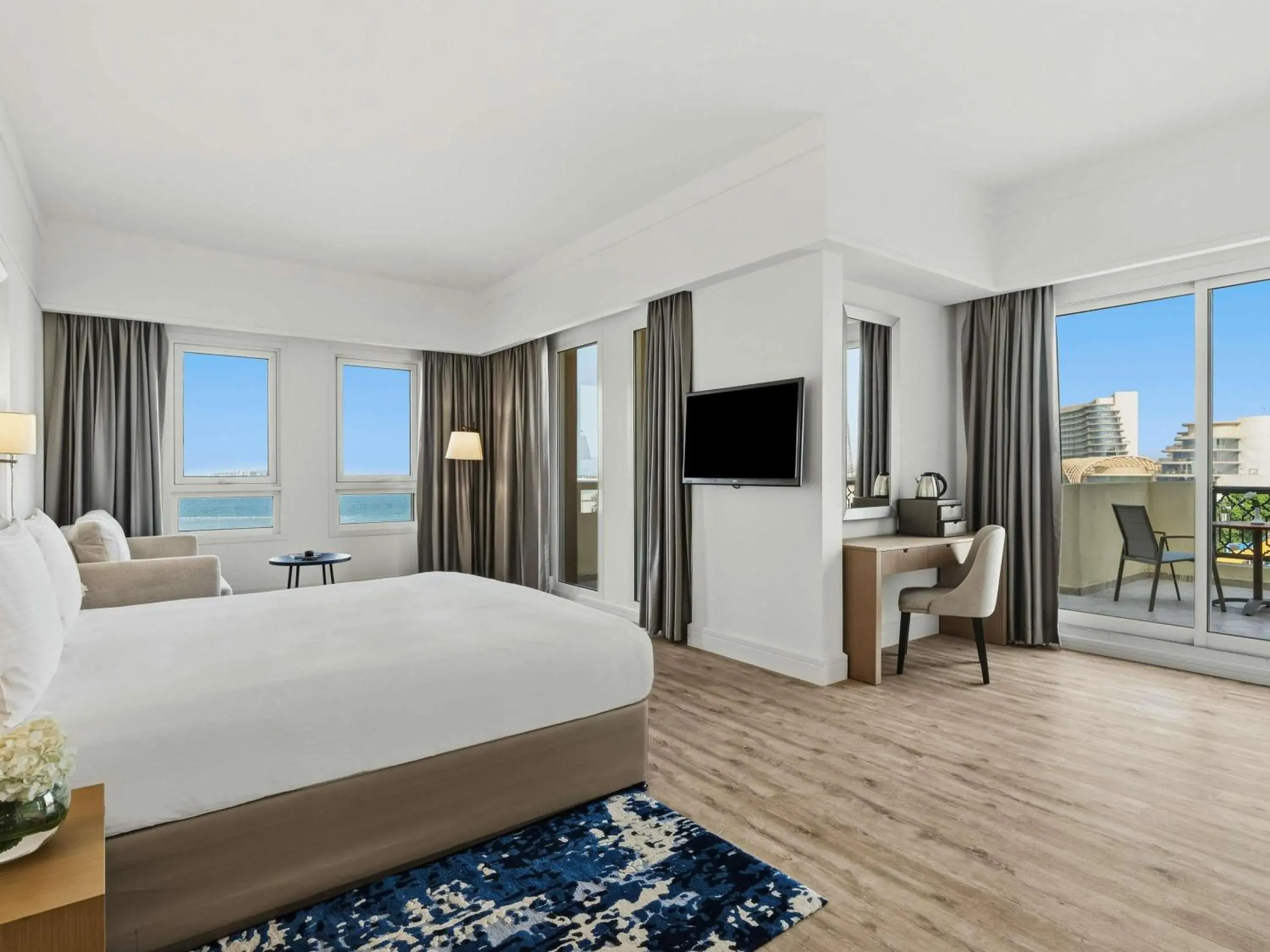 Bedroom, Bed in Rixos Bab Al Bahr - Ultra All Inclusive Bedroom, Bed in Rixos Bab Al Bahr - Ultra All Inclusive