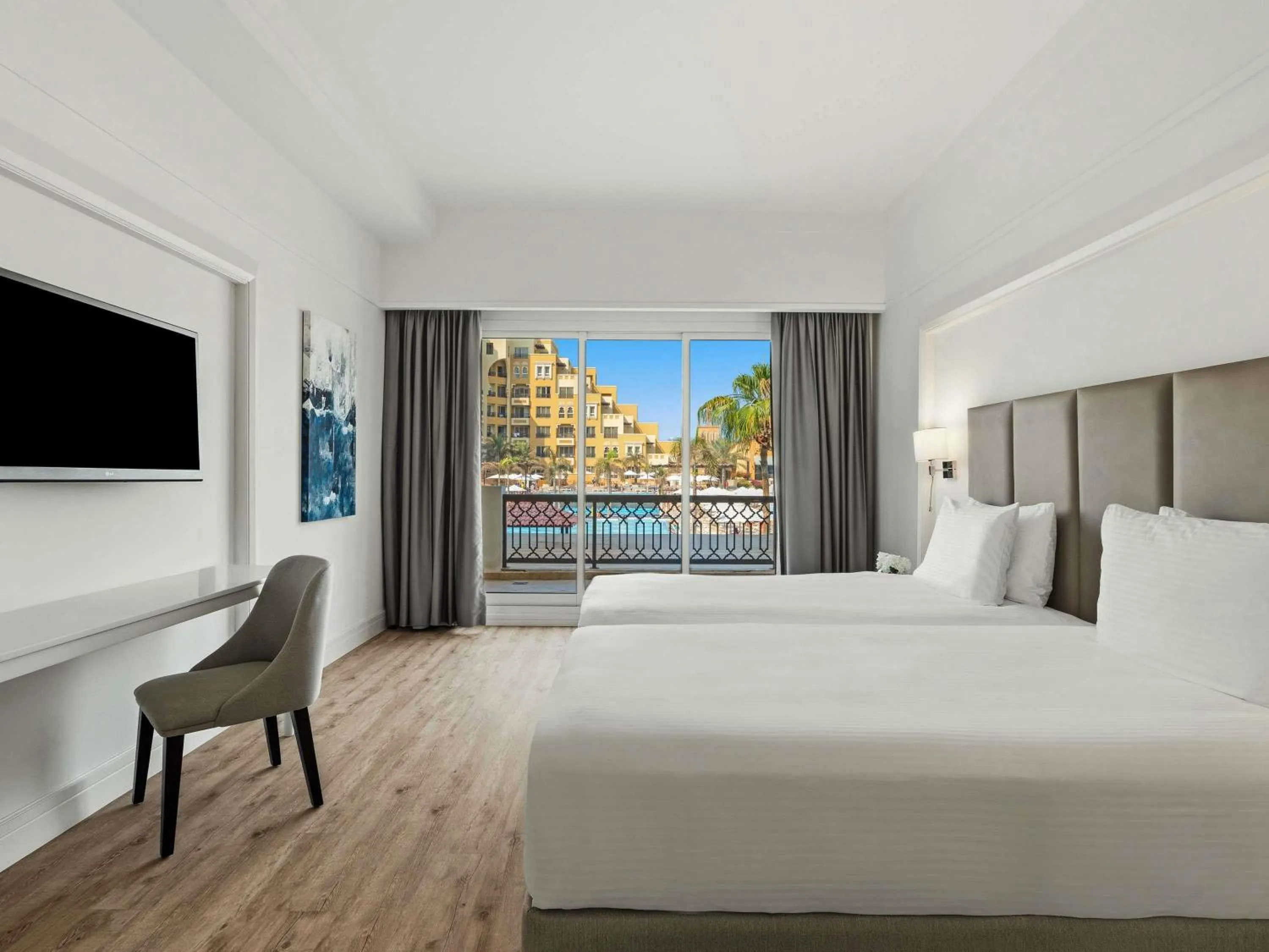 Bedroom, Bed in Rixos Bab Al Bahr - Ultra All Inclusive