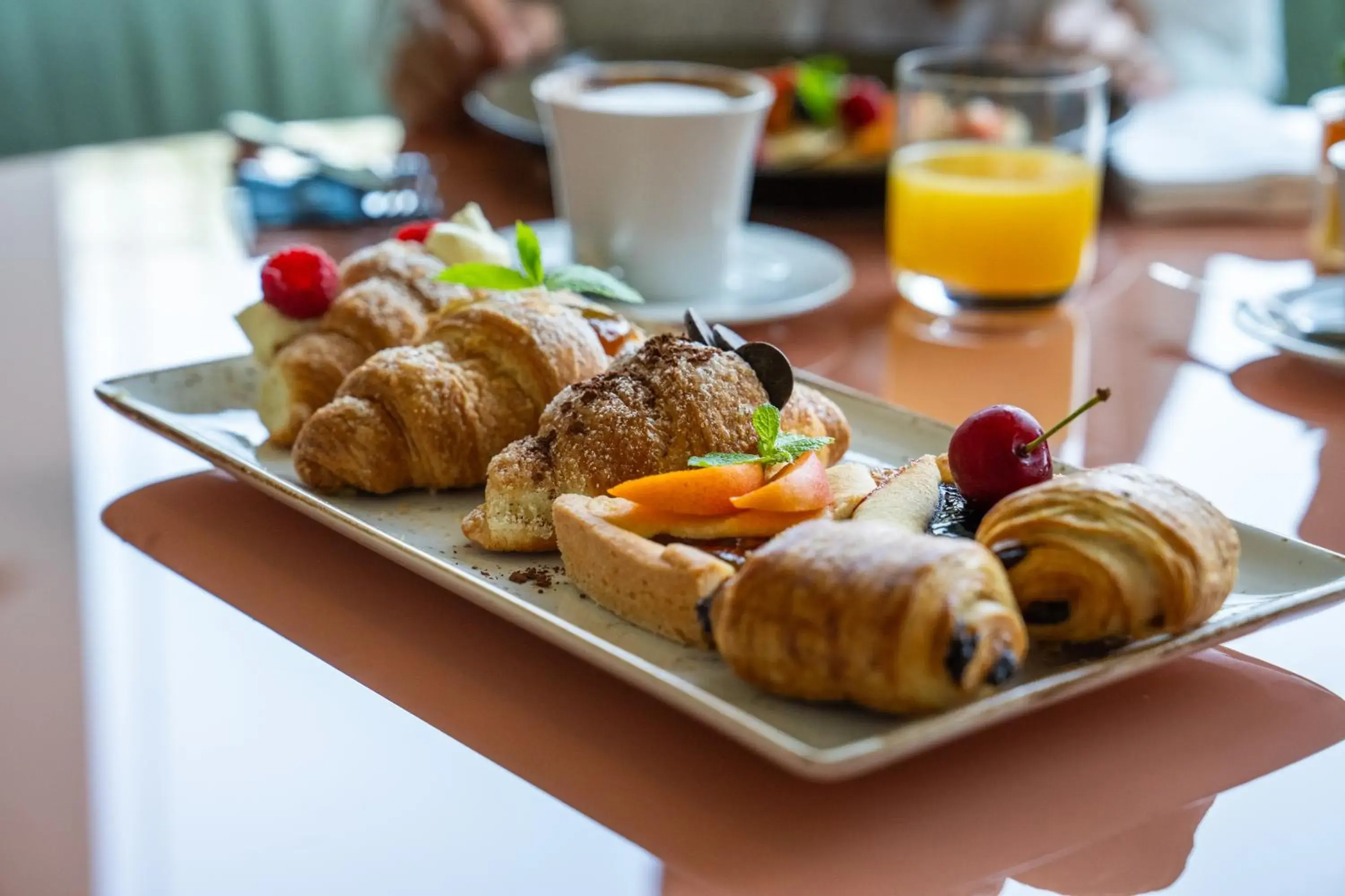 Food close-up in Plaza Hotel Abano Terme Food close-up in Plaza Hotel Abano Terme