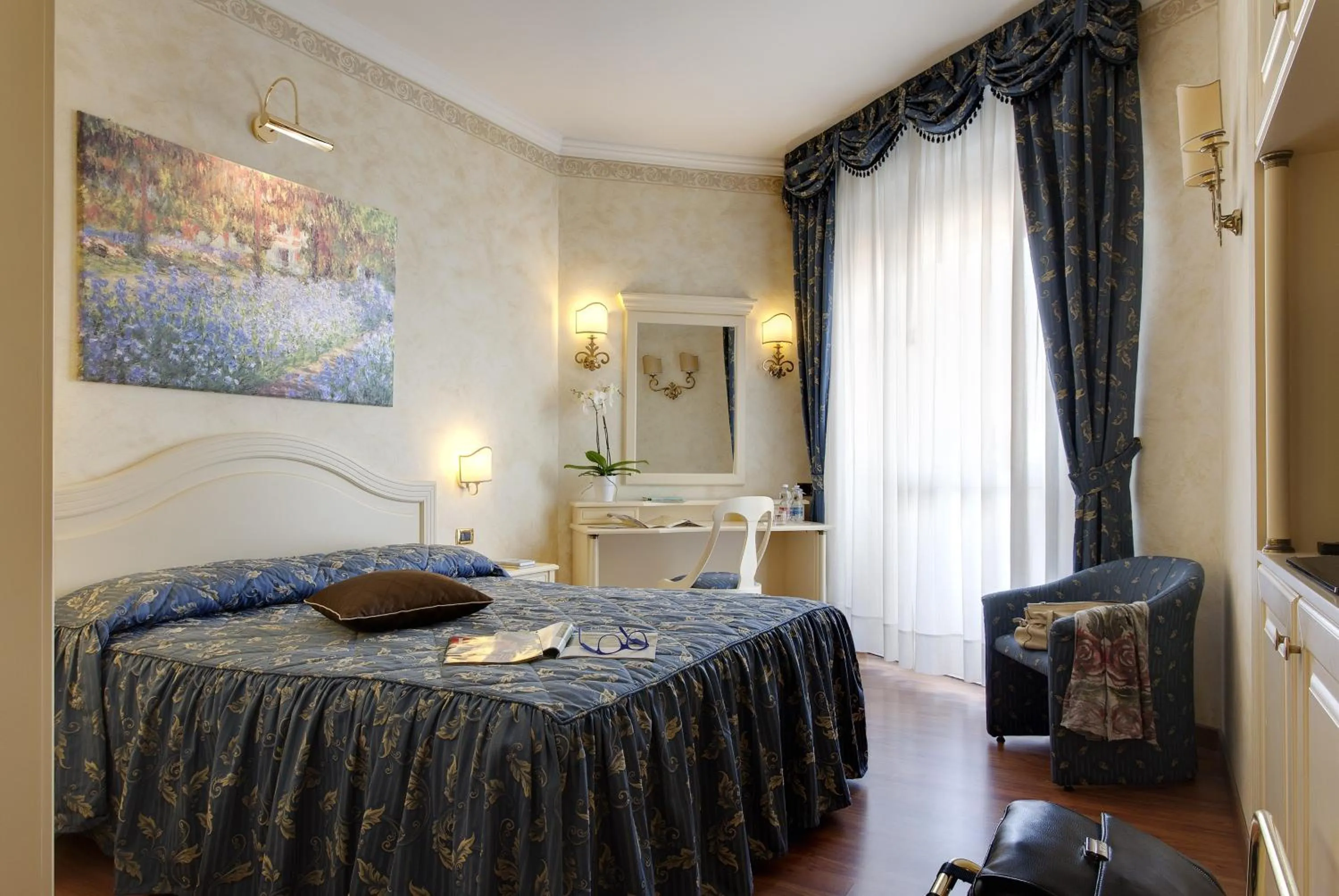 Photo of the whole room, Bed in Plaza Hotel Abano Terme