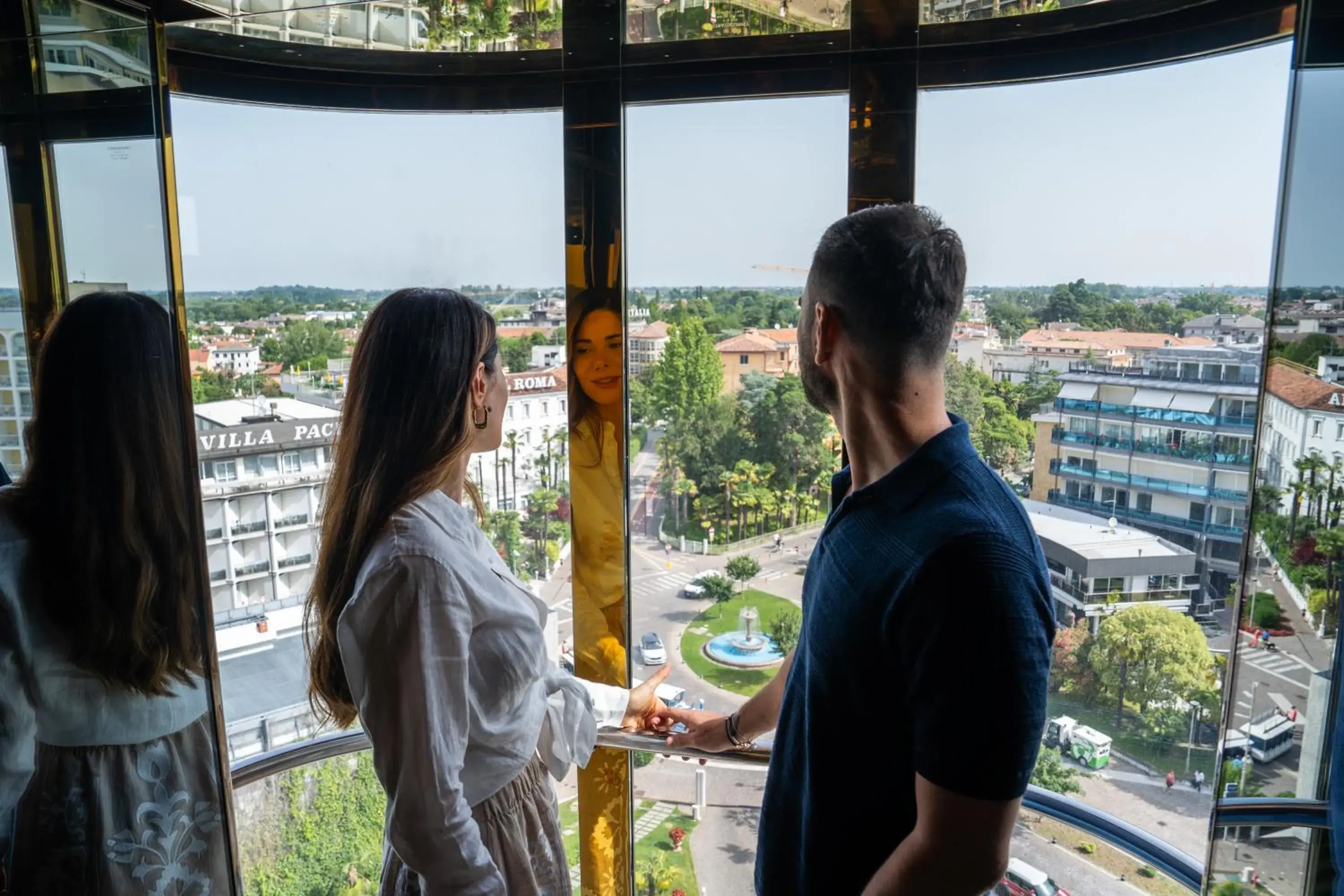 City view in Plaza Hotel Abano Terme City view in Plaza Hotel Abano Terme