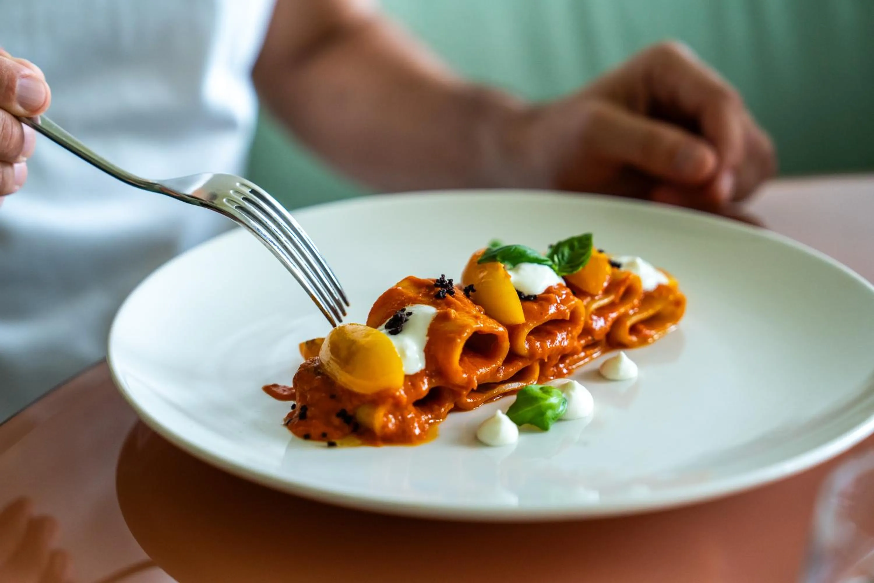 Food close-up in Plaza Hotel Abano Terme