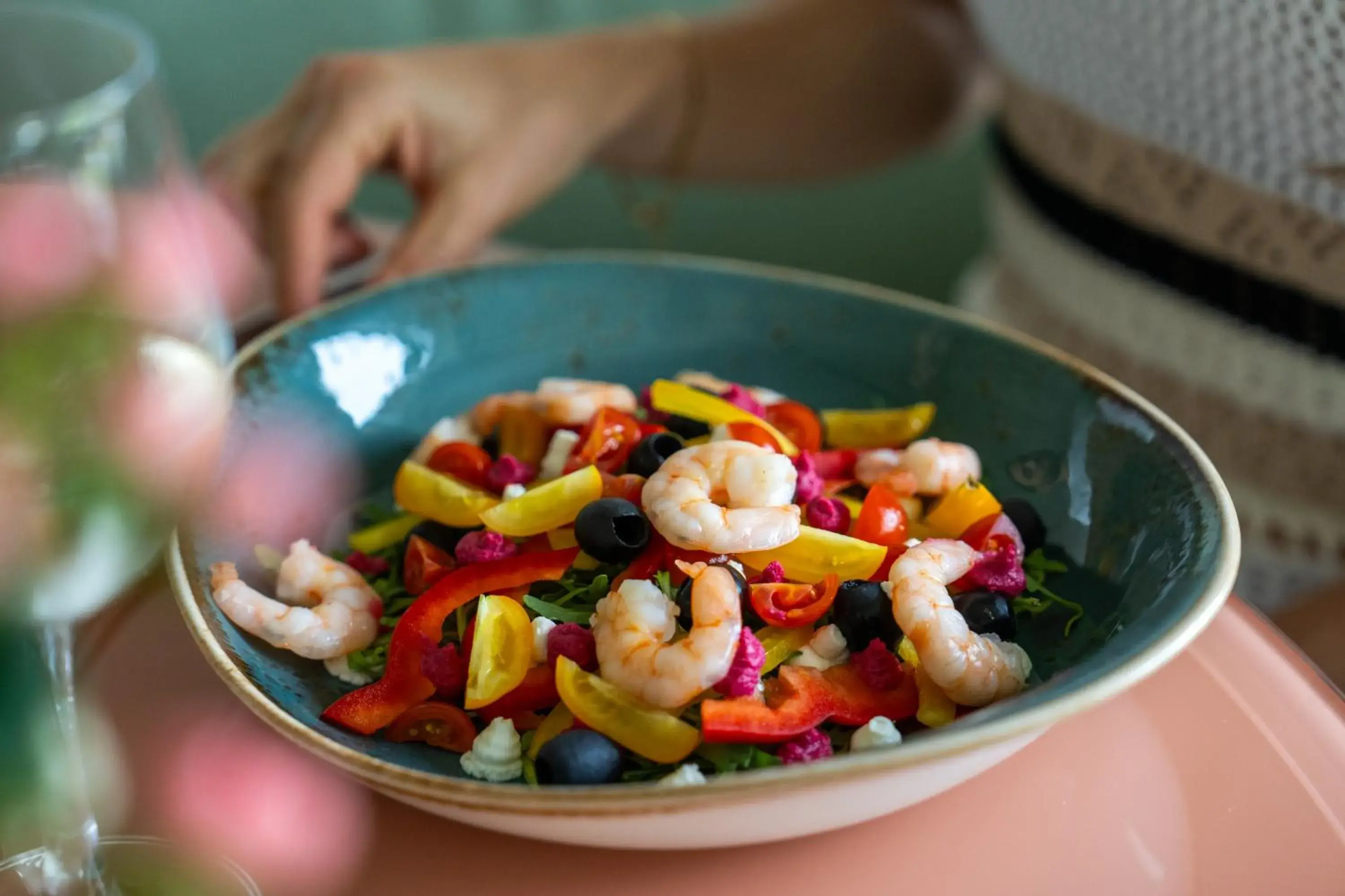 Food close-up in Plaza Hotel Abano Terme Food close-up in Plaza Hotel Abano Terme