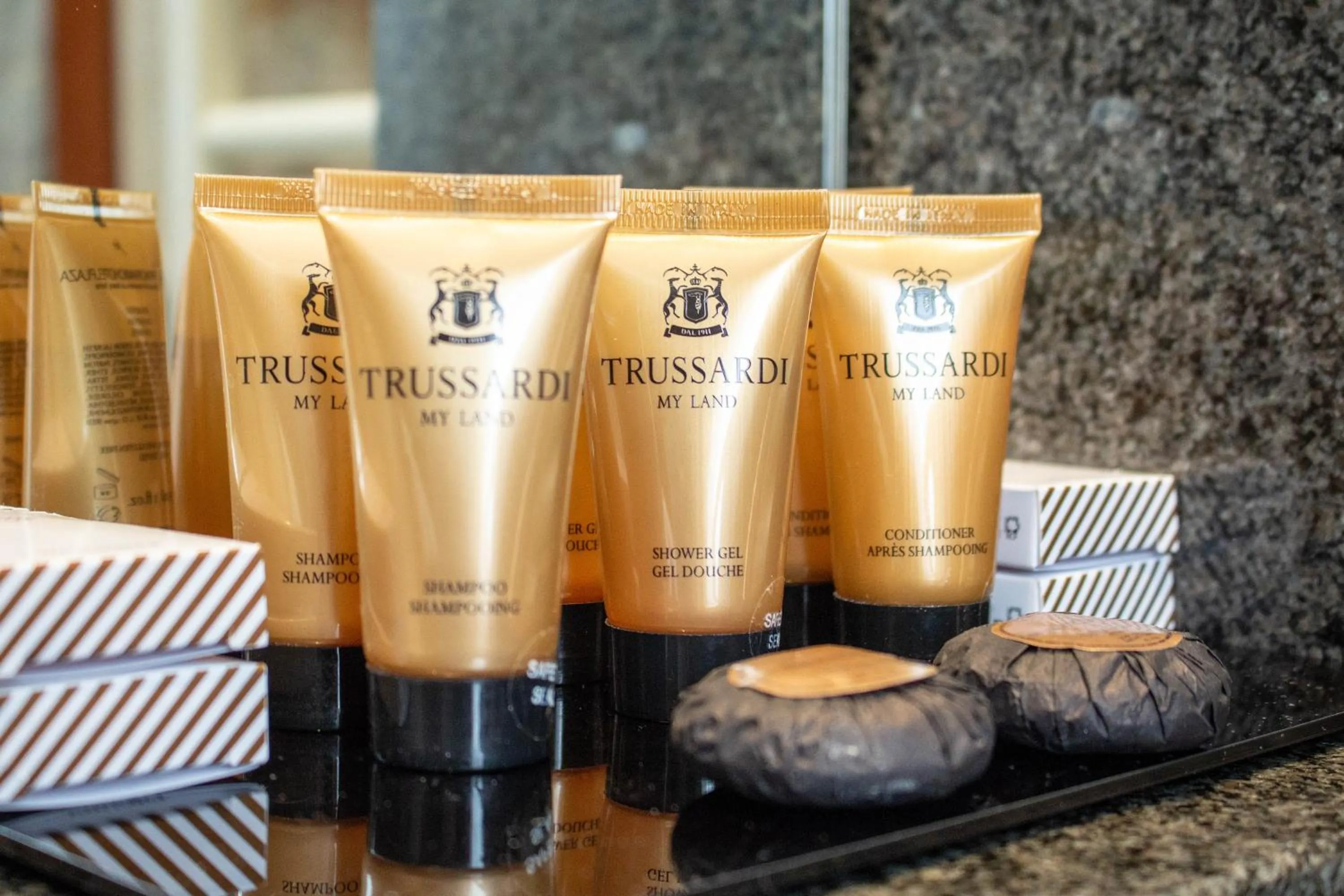 Bathroom in Plaza Hotel Abano Terme