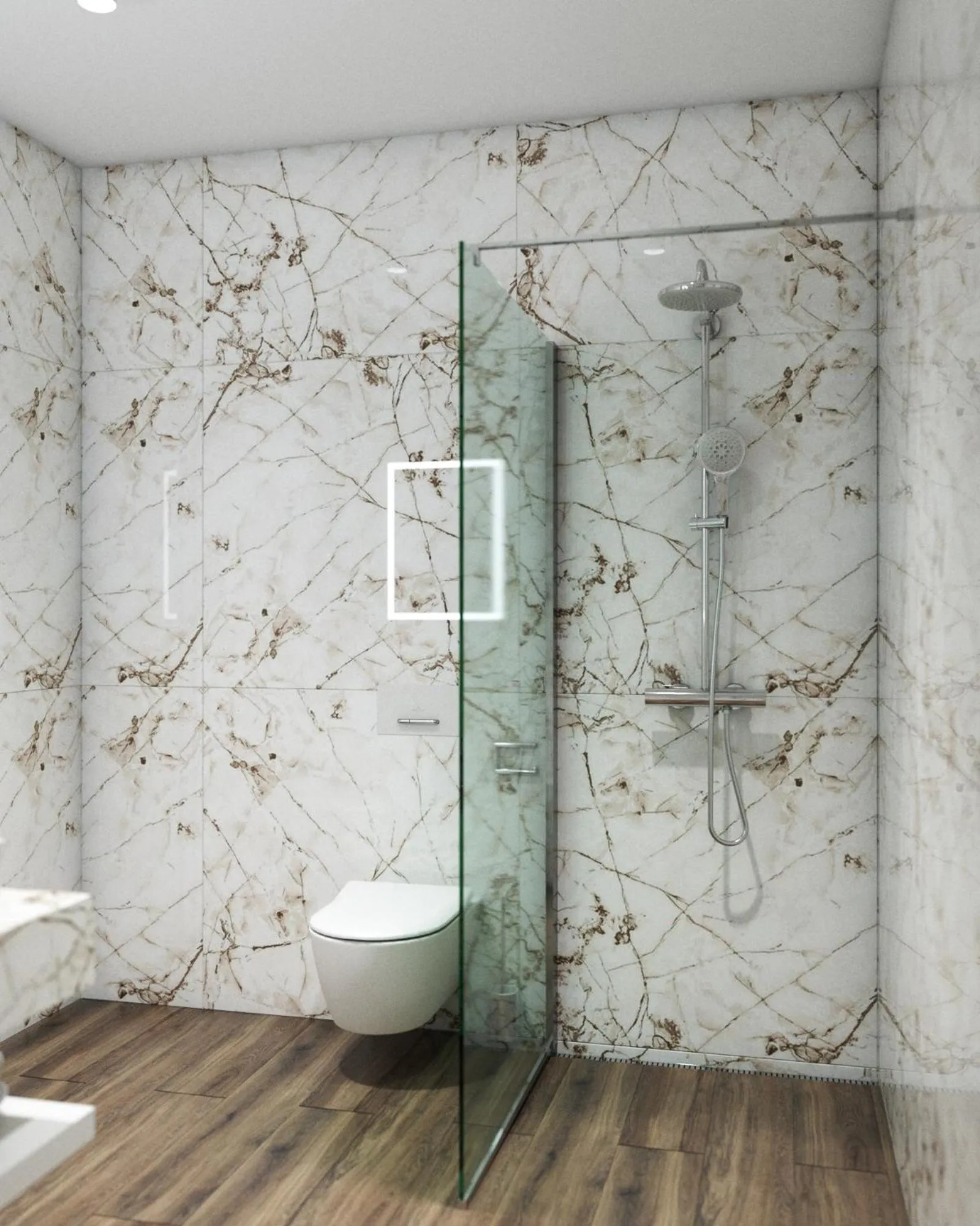 Shower in HOTEL EUROPA