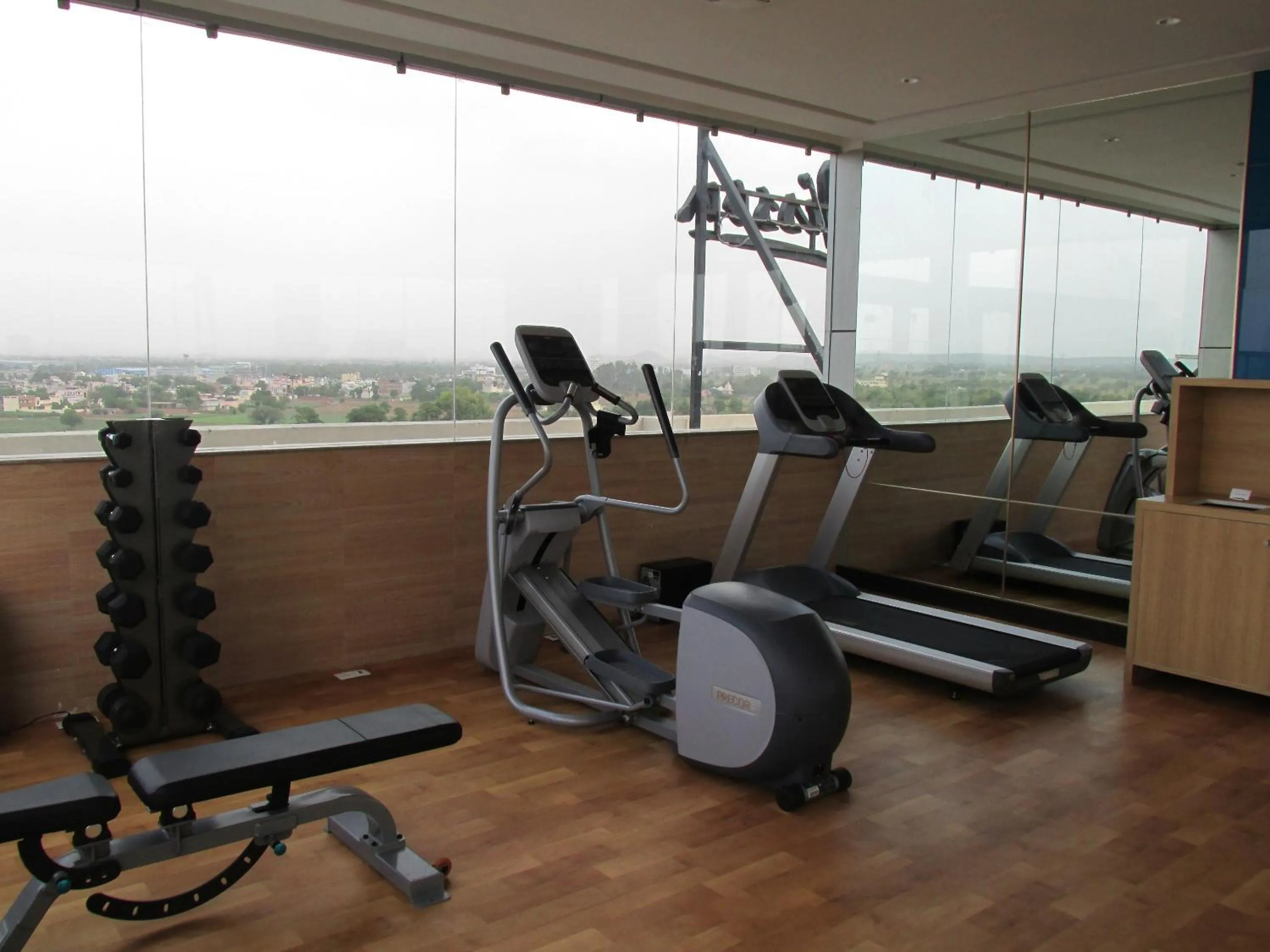 Fitness centre/facilities in Park Inn By Radisson Gurgaon Bilaspur