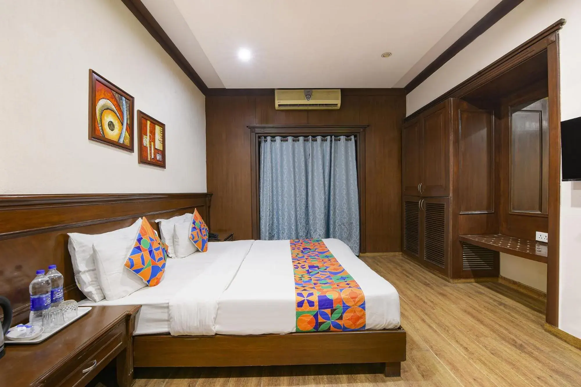 Bed in FabHotel Siris 18 - Aravali Biodiversity Park Bed in FabHotel Siris 18 - Aravali Biodiversity Park