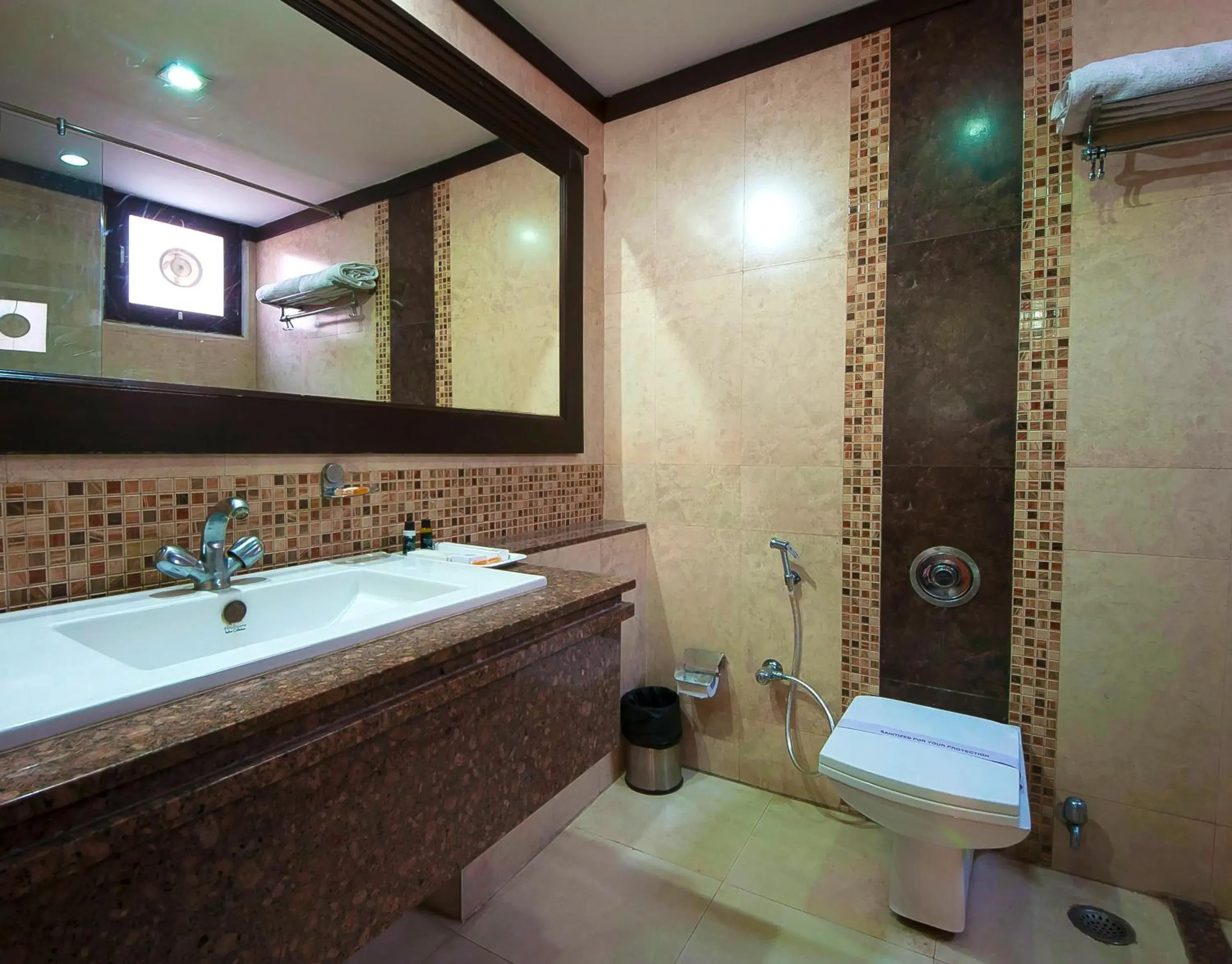 Toilet, Bathroom in Siris 18 Hotel Gurgaon