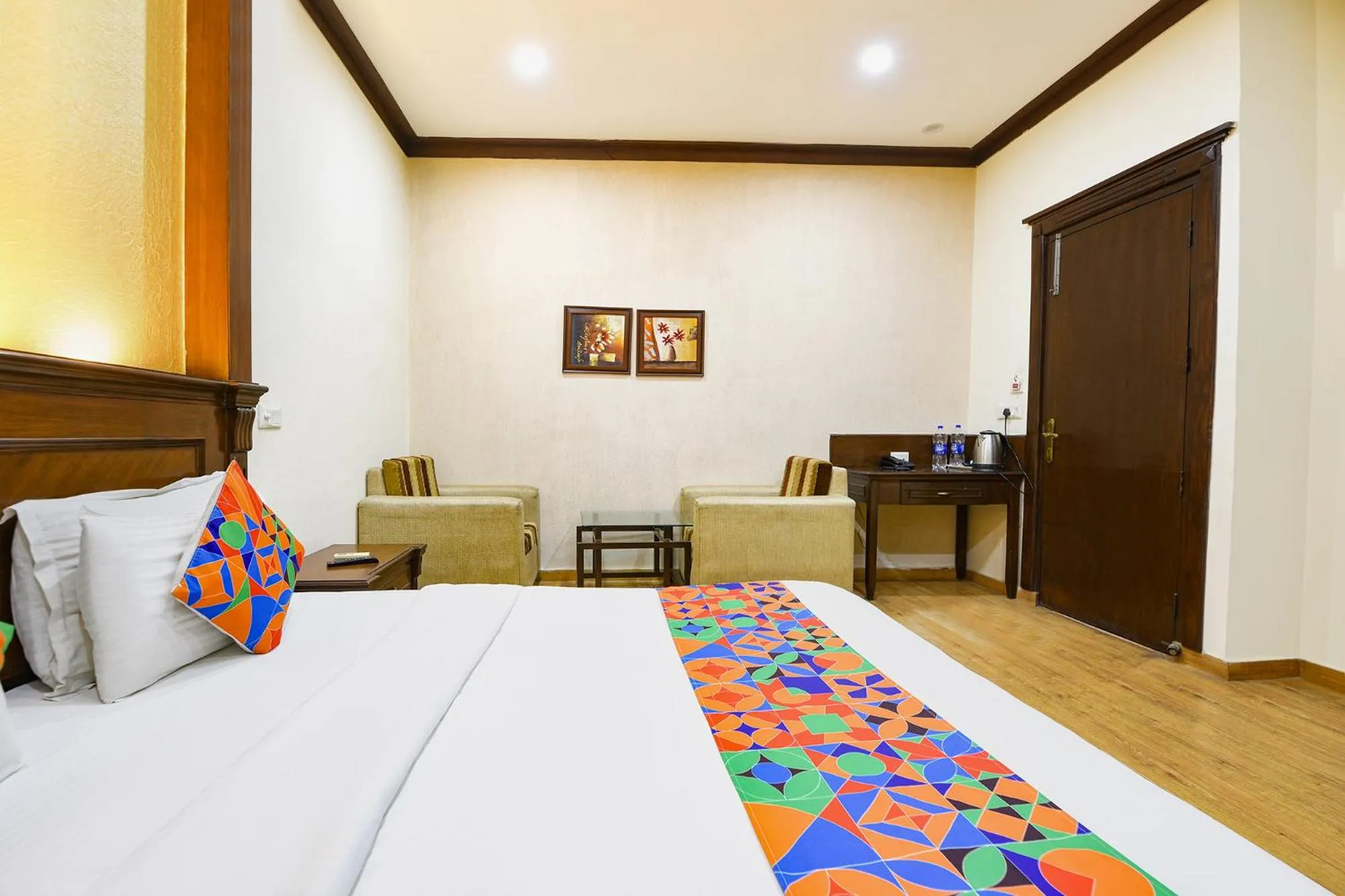 Bed in FabHotel Siris 18 - Aravali Biodiversity Park