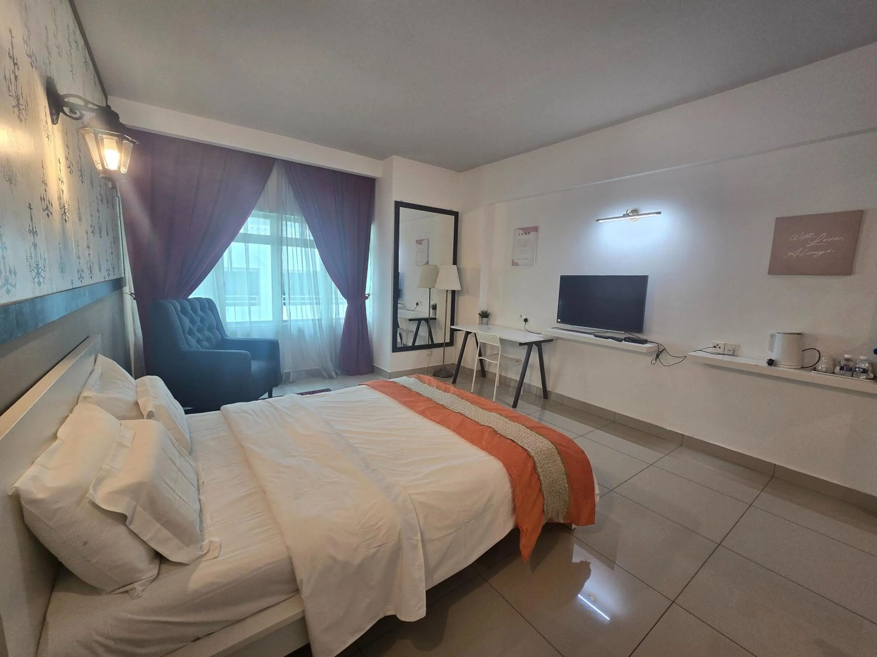 Bed in Aster+ Hotel Bukit Jalil