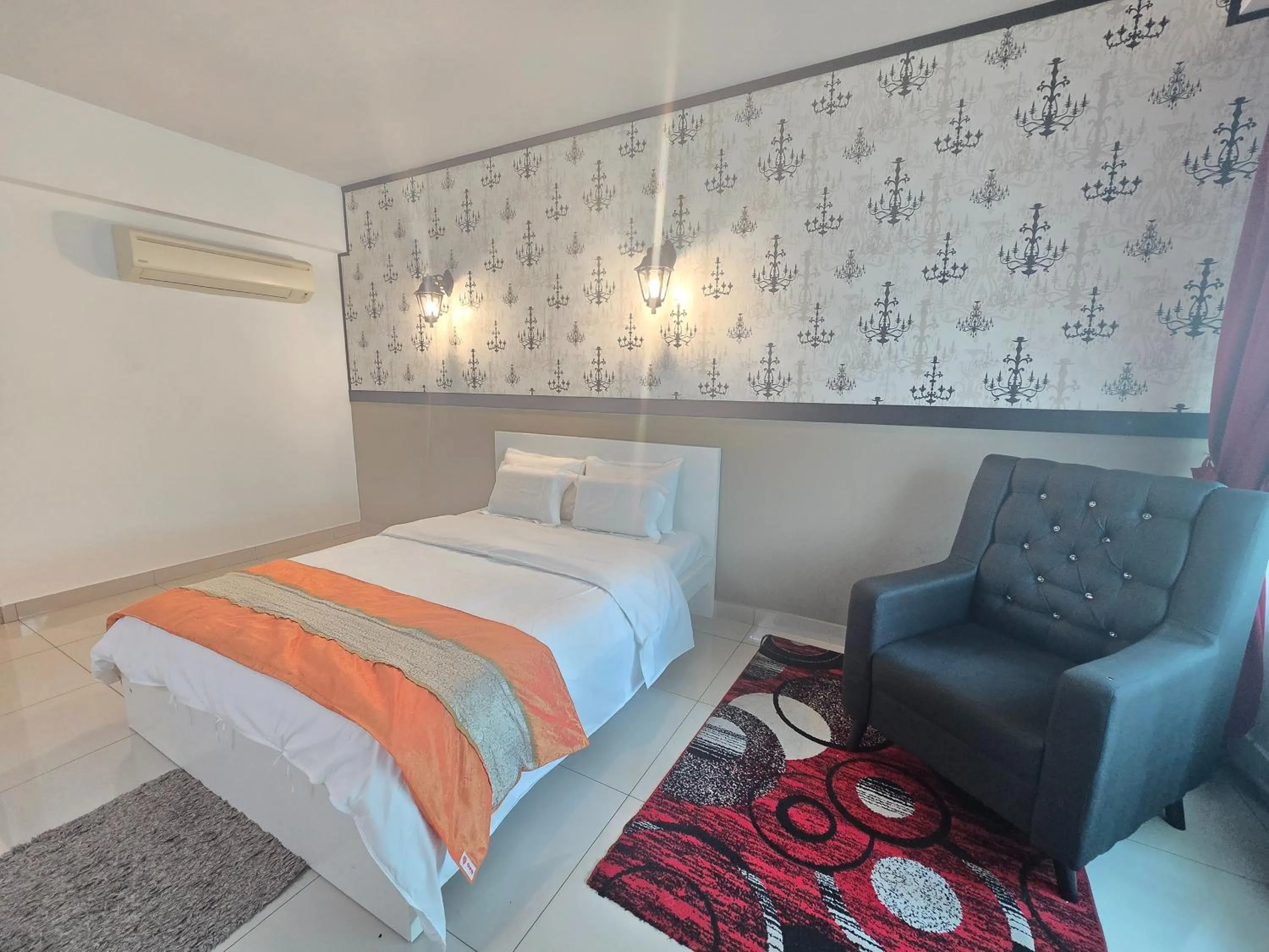 Bed in Aster+ Hotel Bukit Jalil