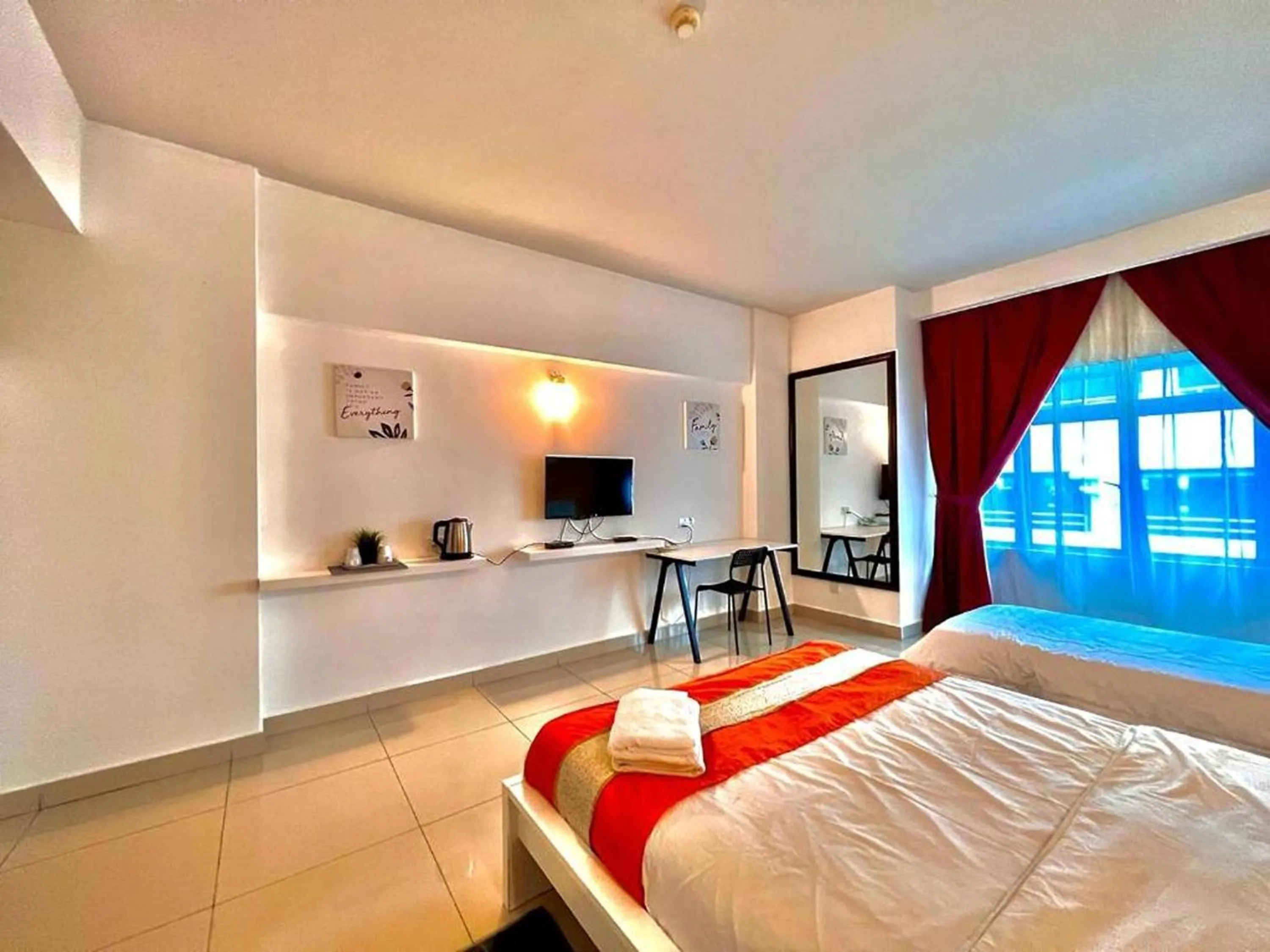 Bedroom, Bed in Aster+ Hotel Bukit Jalil